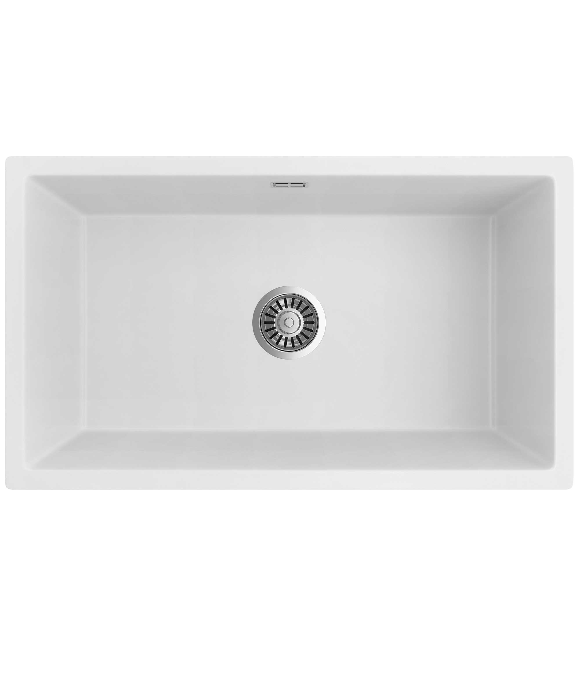 Oros 750 Arqstone sink - White