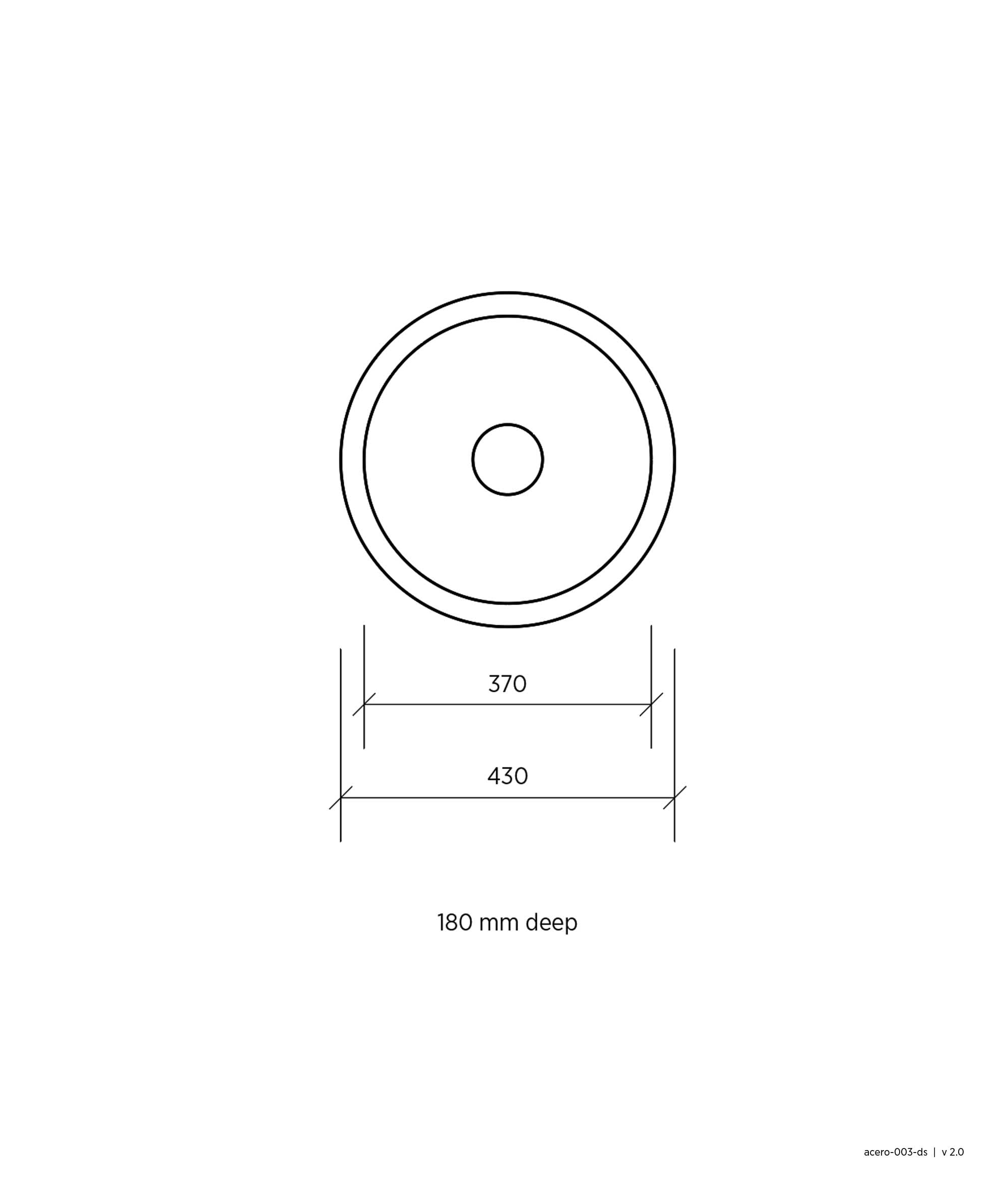 Acero 003 stainless steel sink