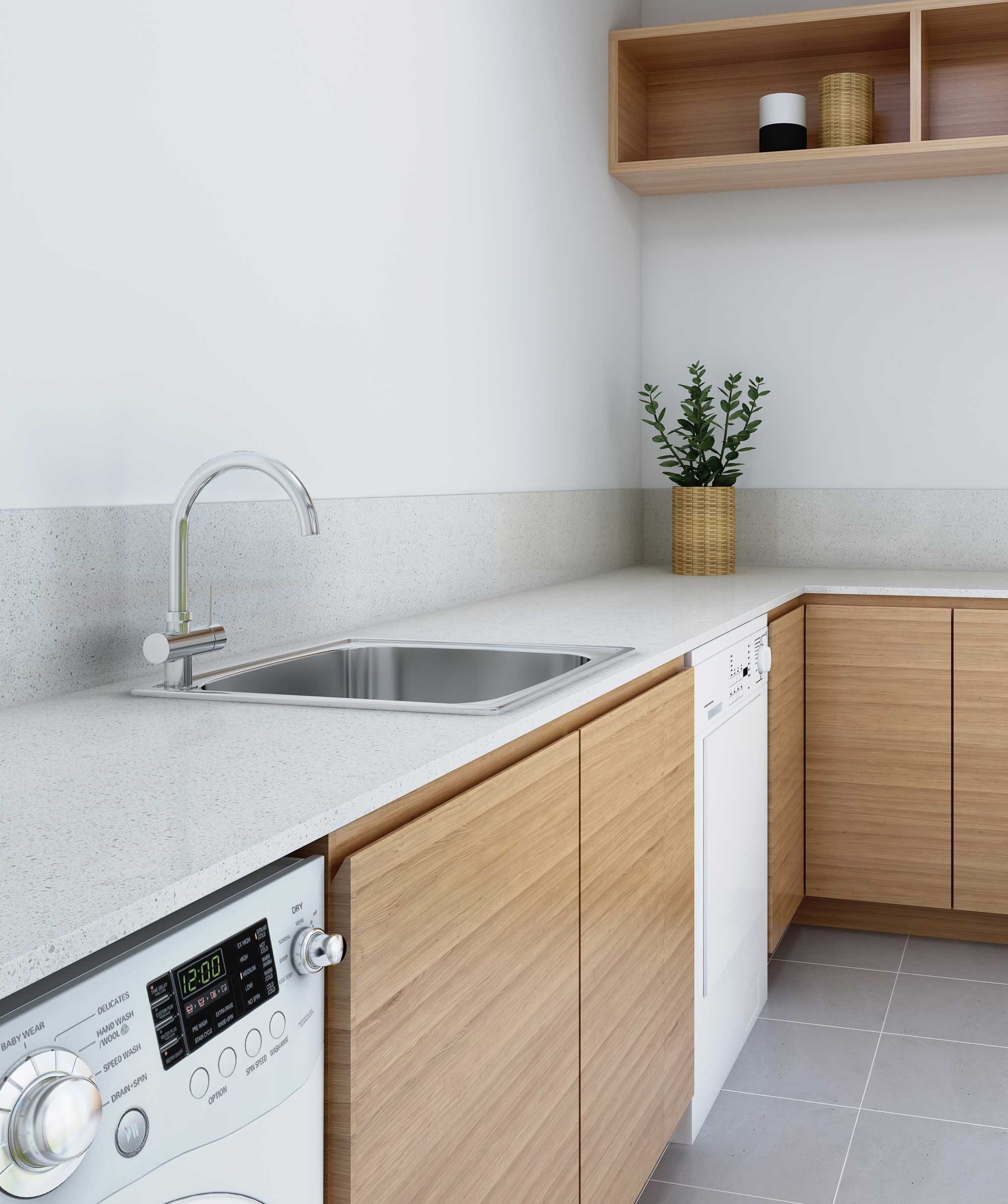 Acero 007 stainless steel laundry sink 45 litre
