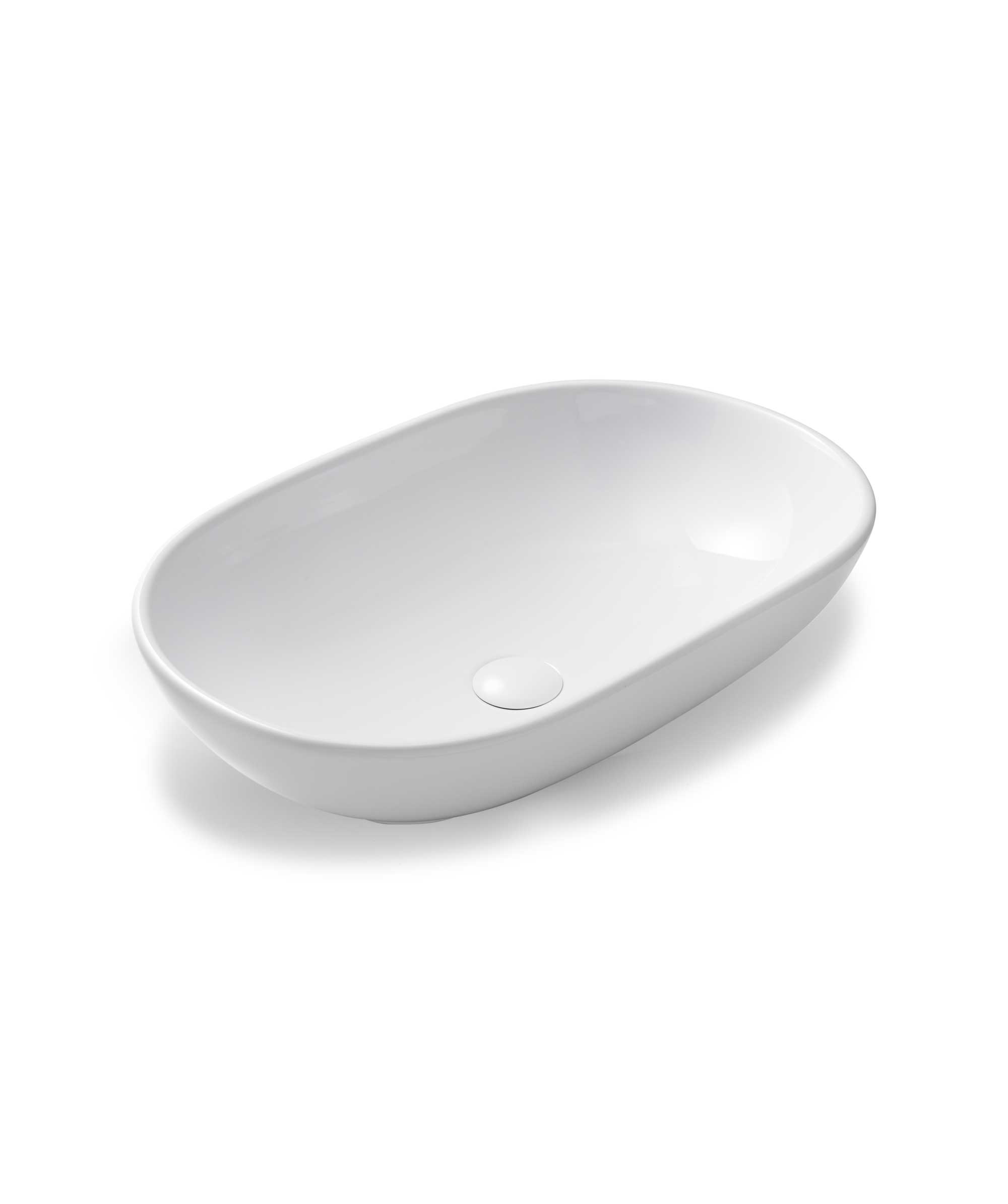 Arko 018 ceramic basin - White Gloss