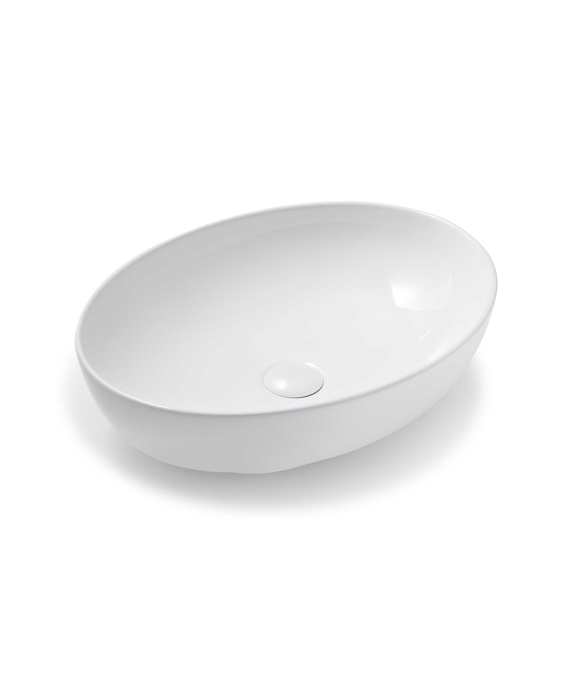 Arko 515 ceramic basin - White Gloss