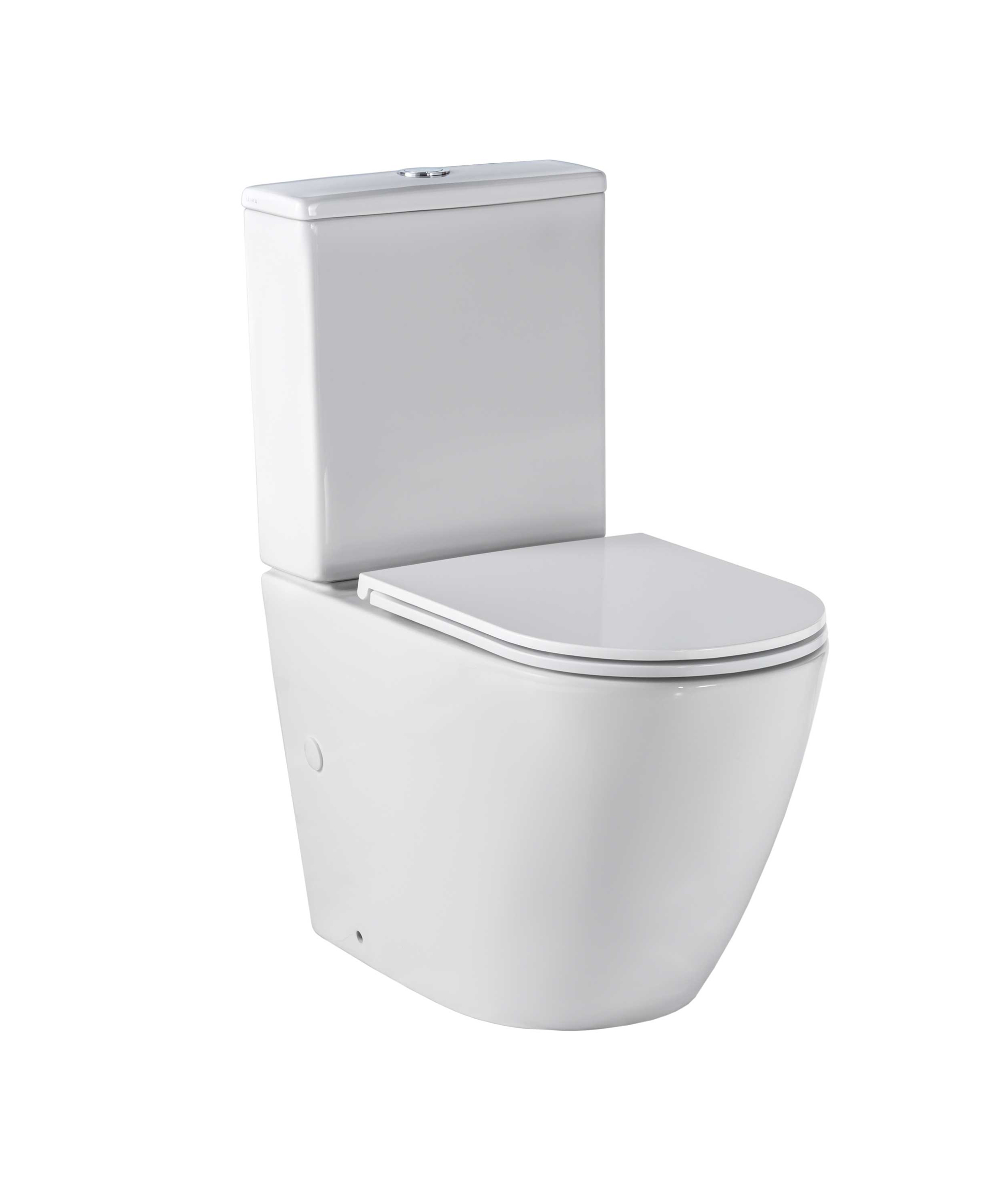Arko Wall Faced toilet suite - White Silk Matte - choice of seats