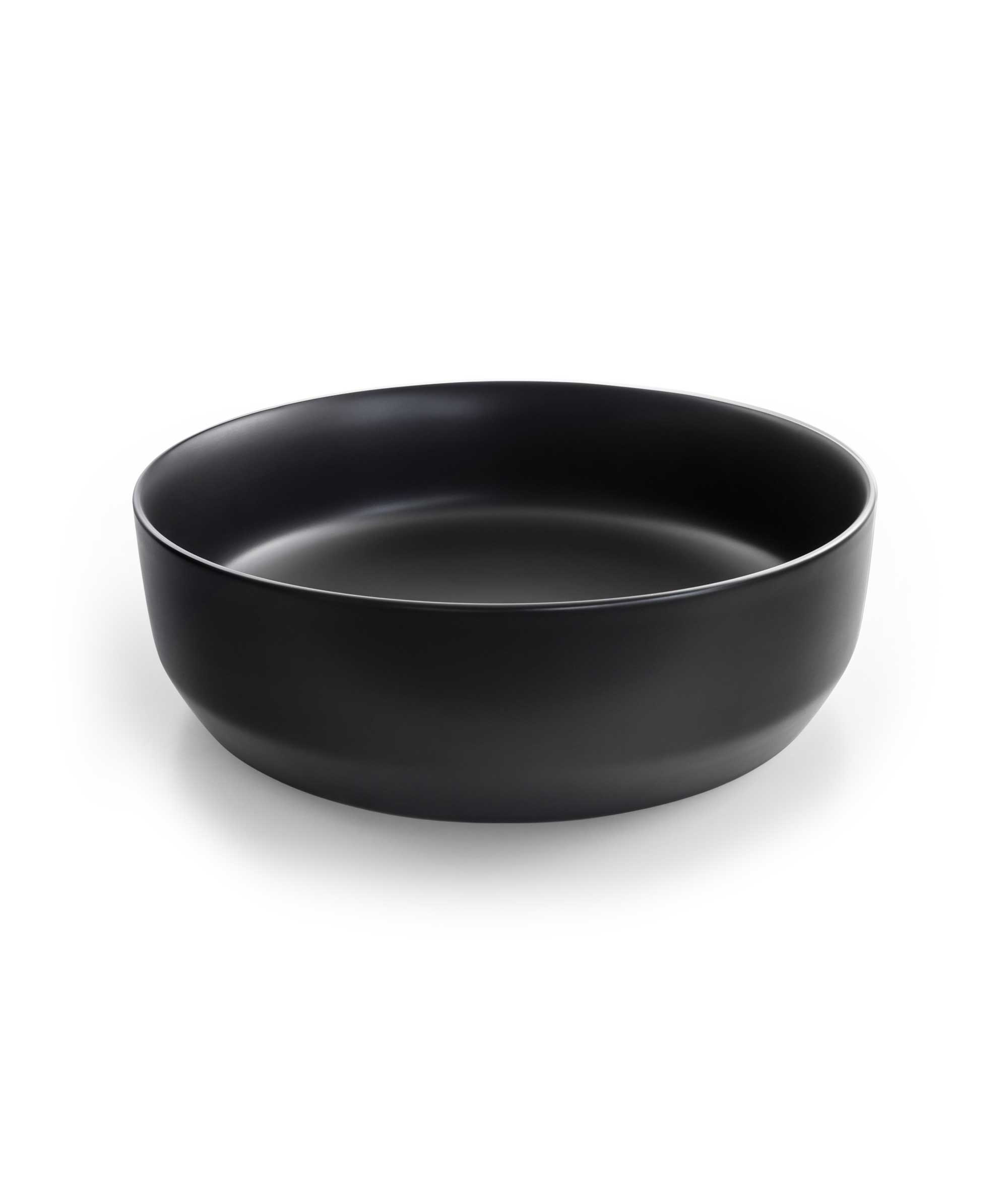 Aurora 385 ceramic basin - Black Silk Matte