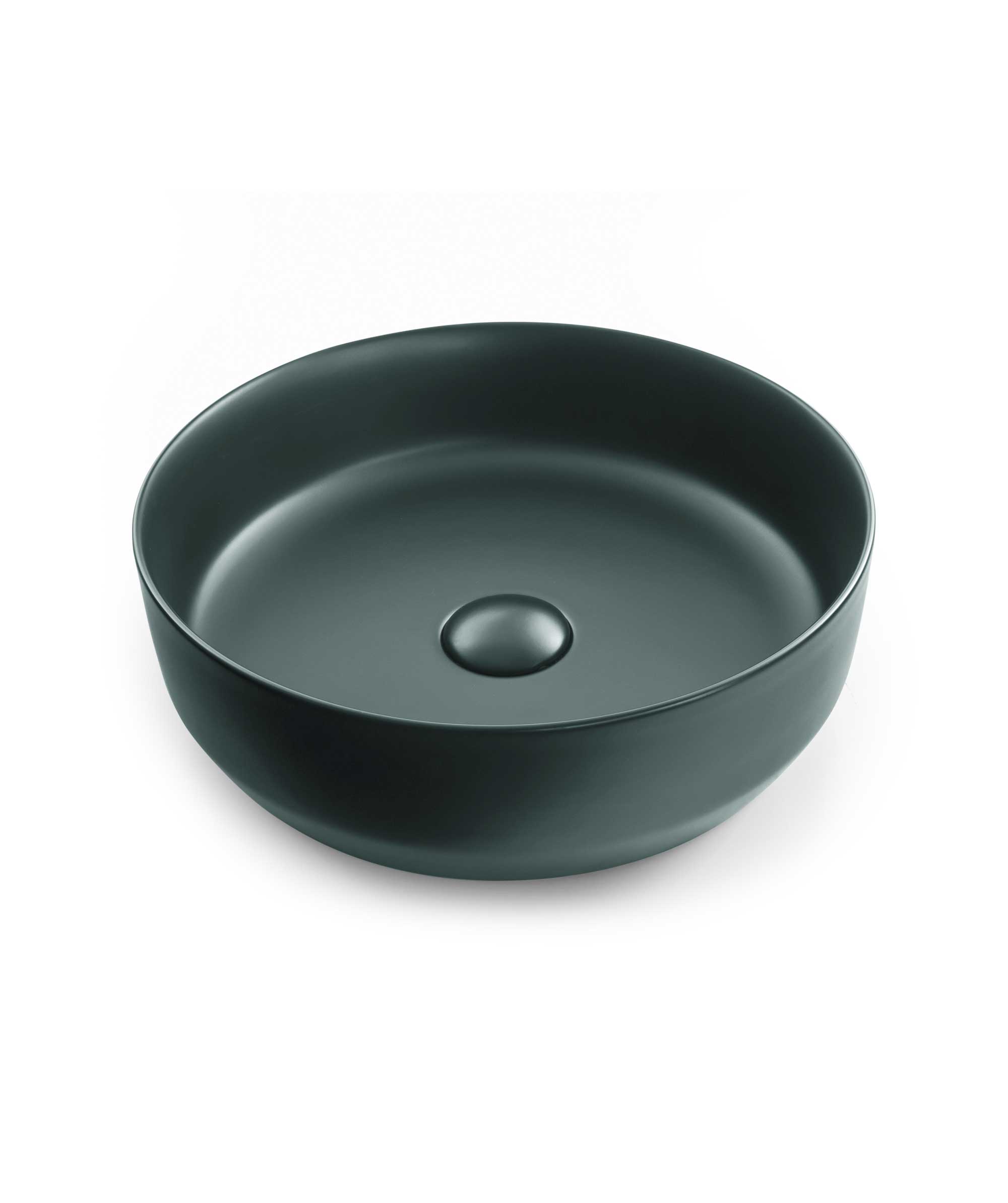 Aurora 385 ceramic basin - Forest Silk Matte