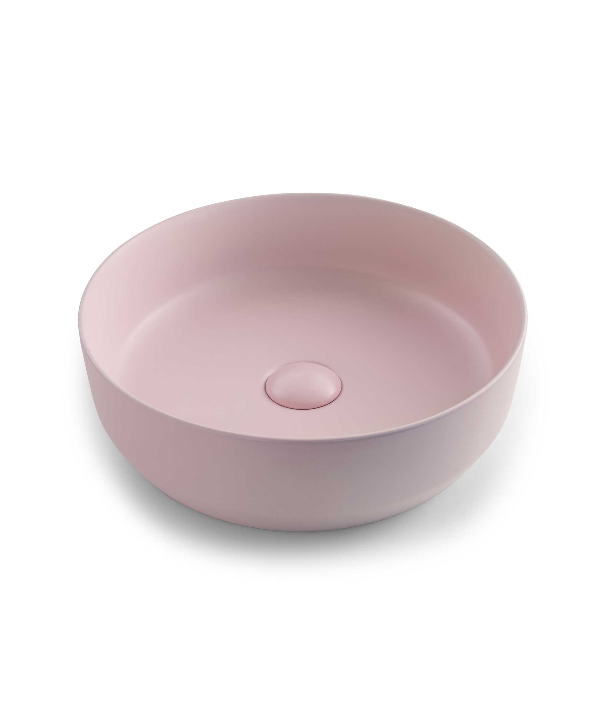 Aurora 385 ceramic basin - Rose Quartz Silk Matte