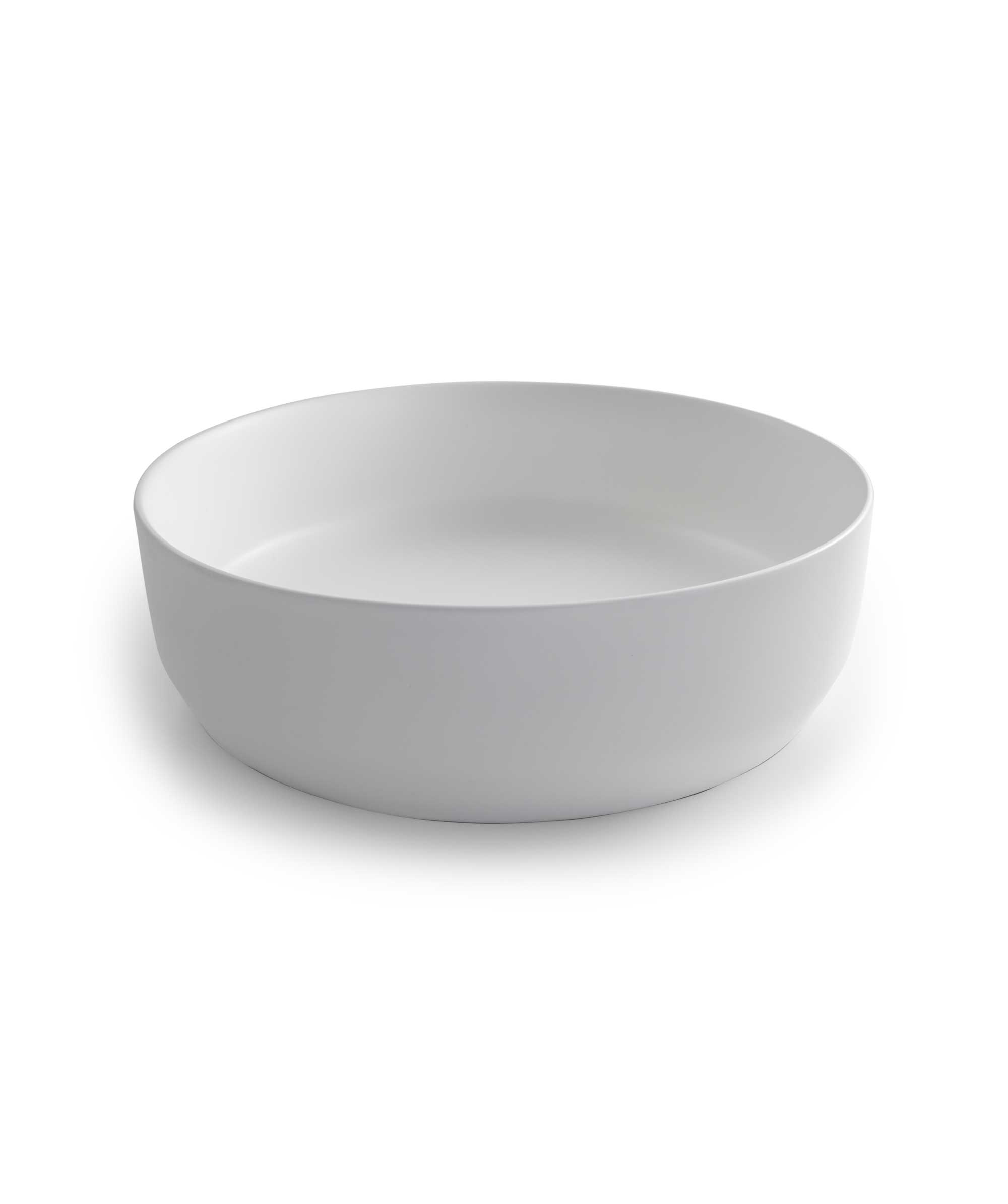 Aurora 385 ceramic basin - White Silk Matte