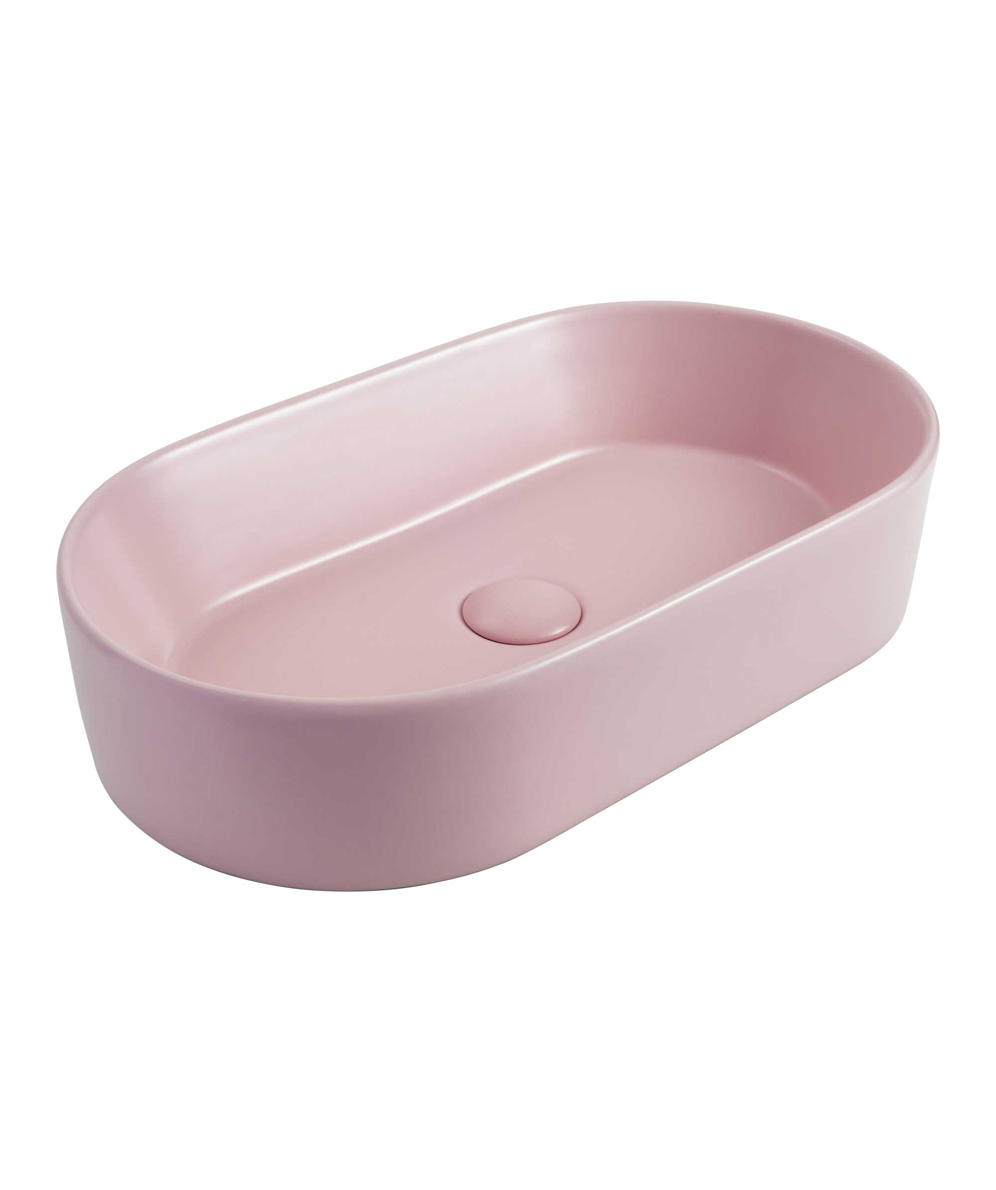 Aurora 530 ceramic basin - Rose Quartz Silk Matte