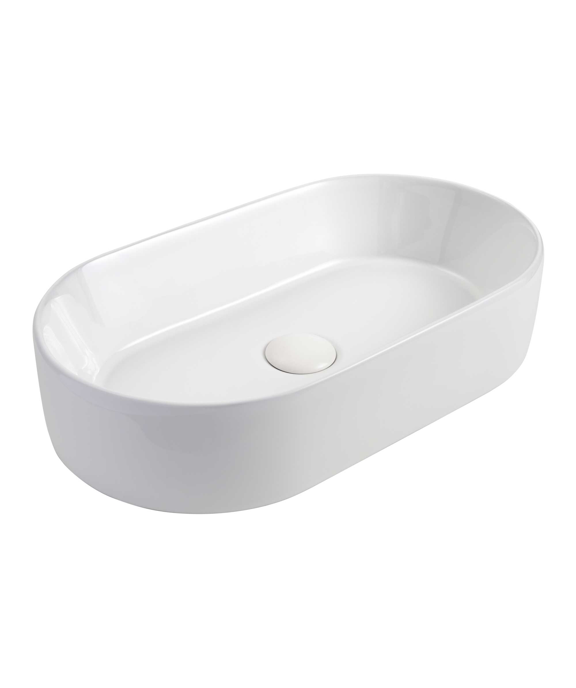 Aurora 530 ceramic basin - White Gloss