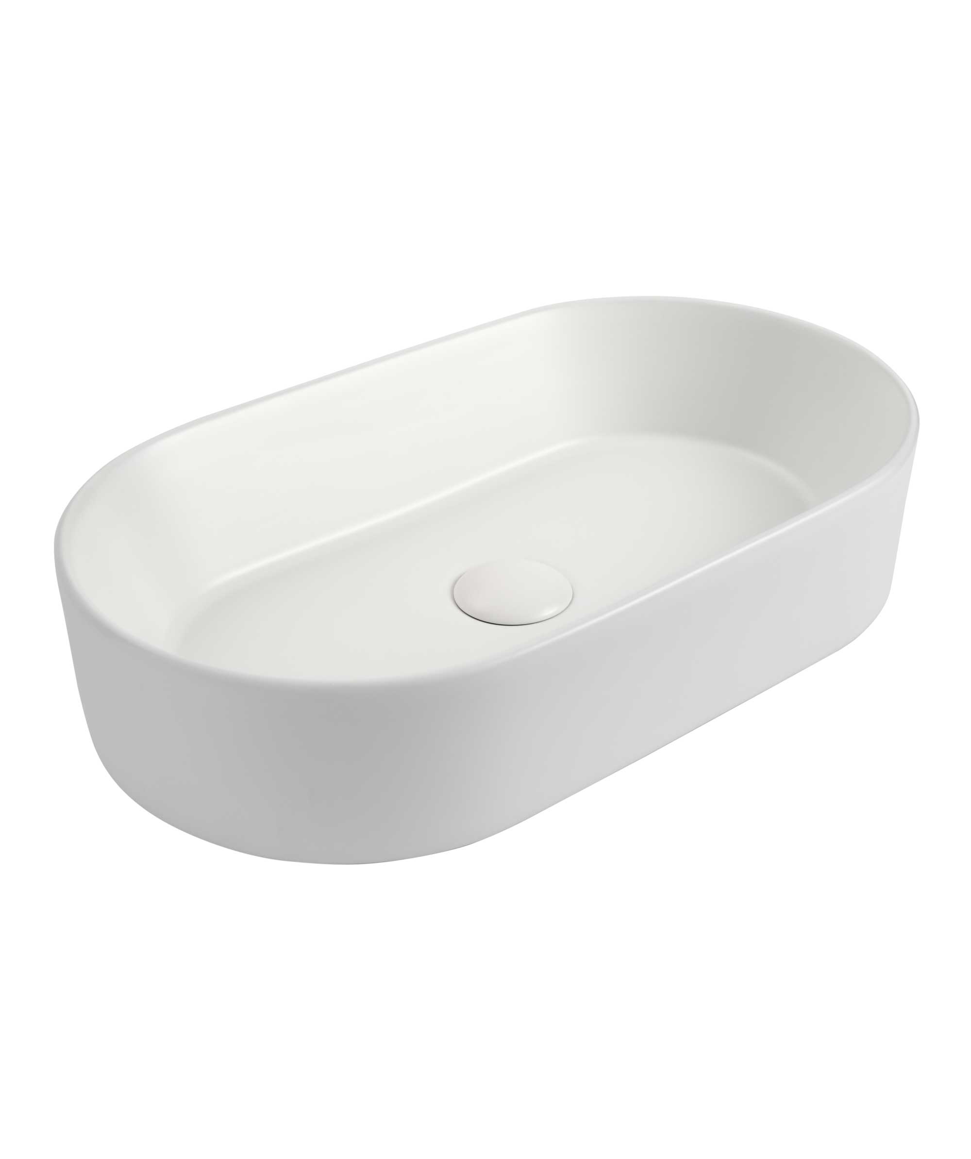 Aurora 530 ceramic basin - White Silk Matte