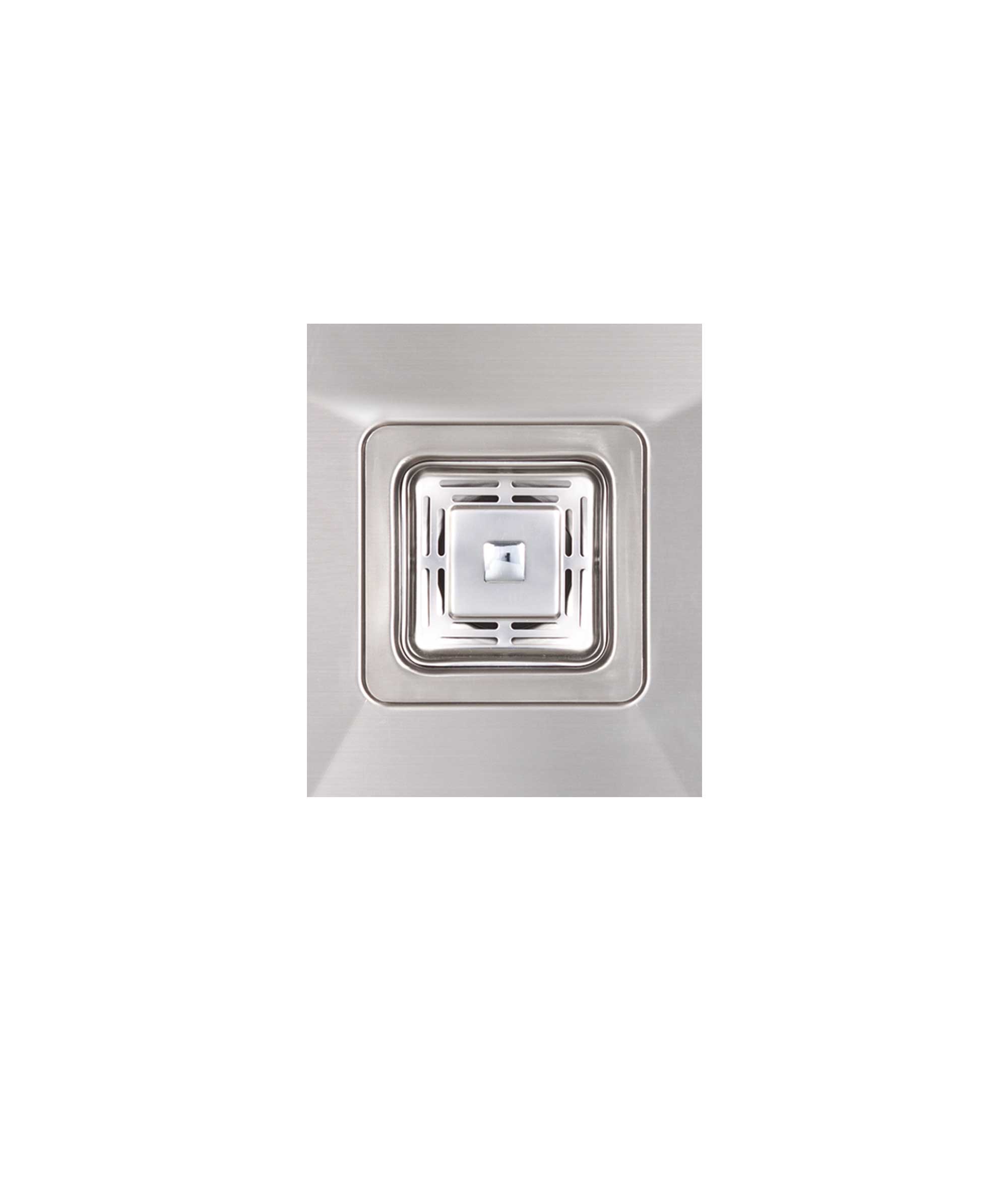 Sink Waste - Square for Tetra stainless steel sinks