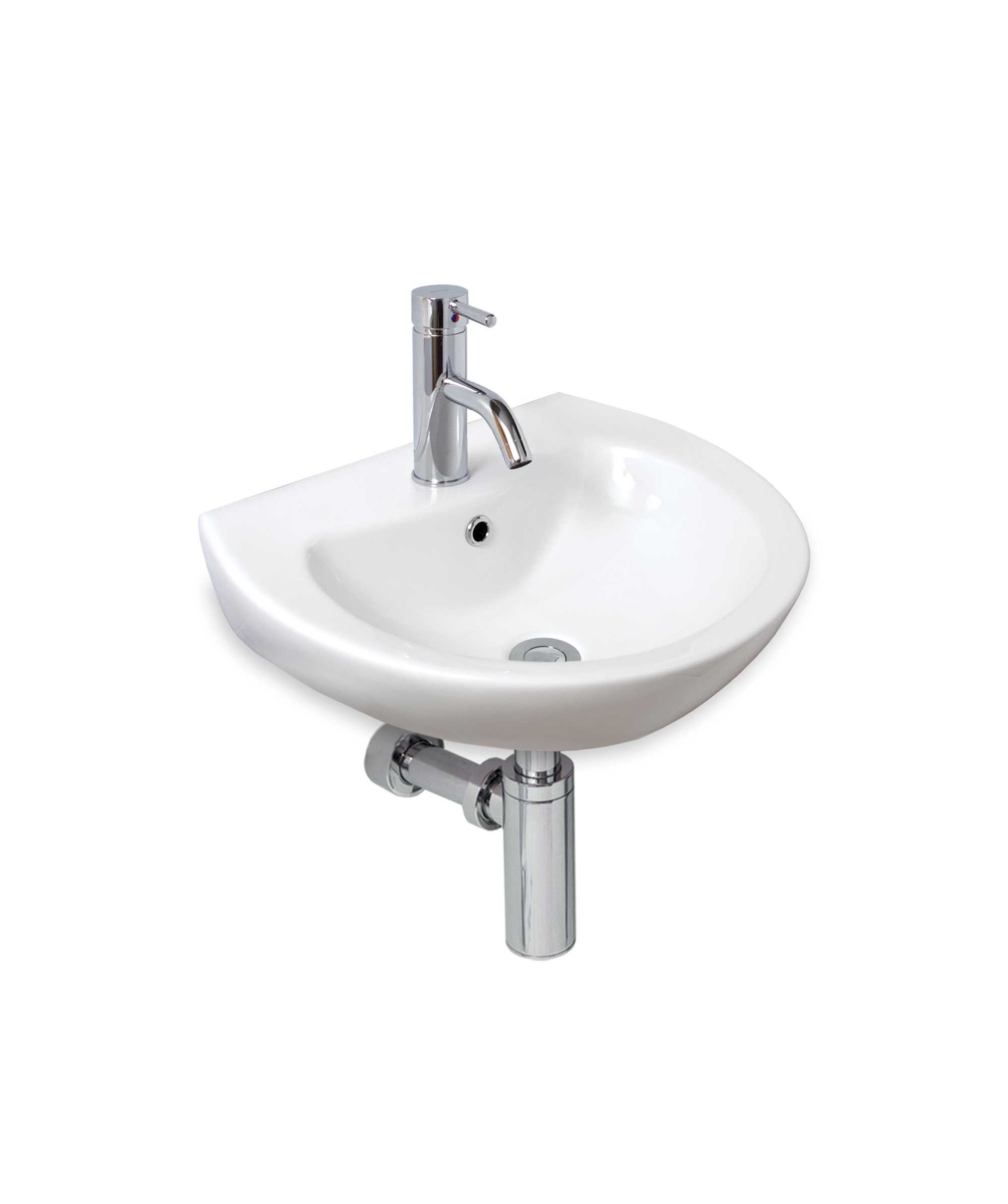 Chios 515 ceramic basin - White Gloss