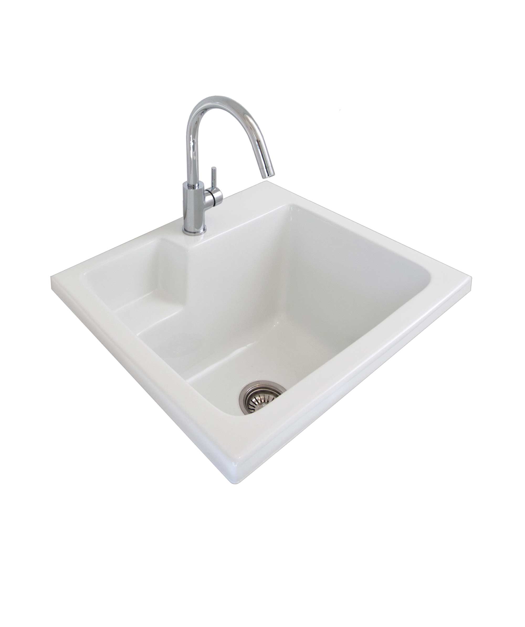 Eva 620 ceramic laundry sink 45 litre