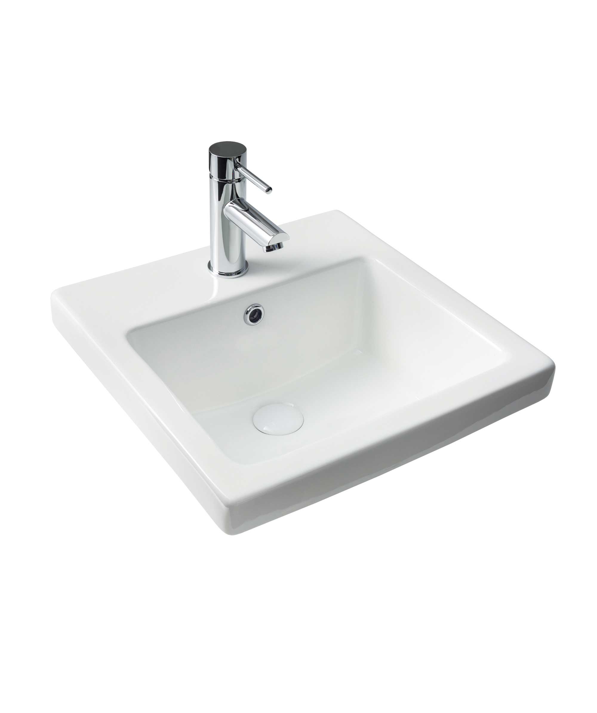 Kyra 017 ceramic basin - White Gloss