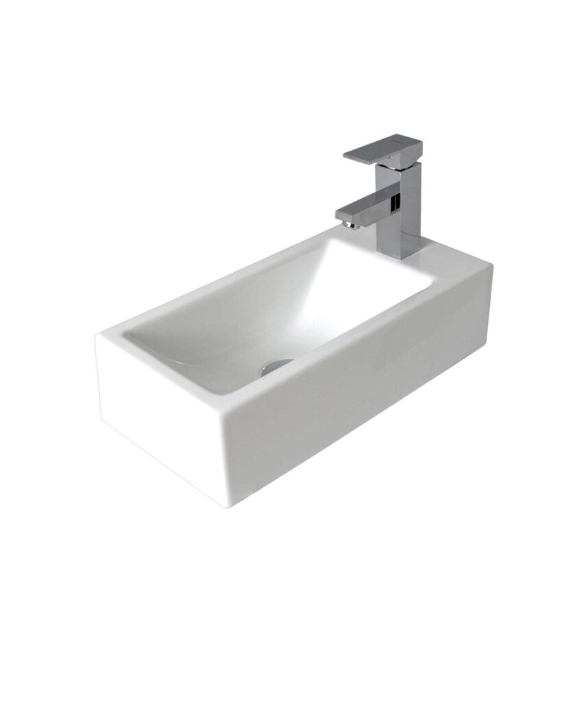 Kyra 514 ceramic basin - White Gloss