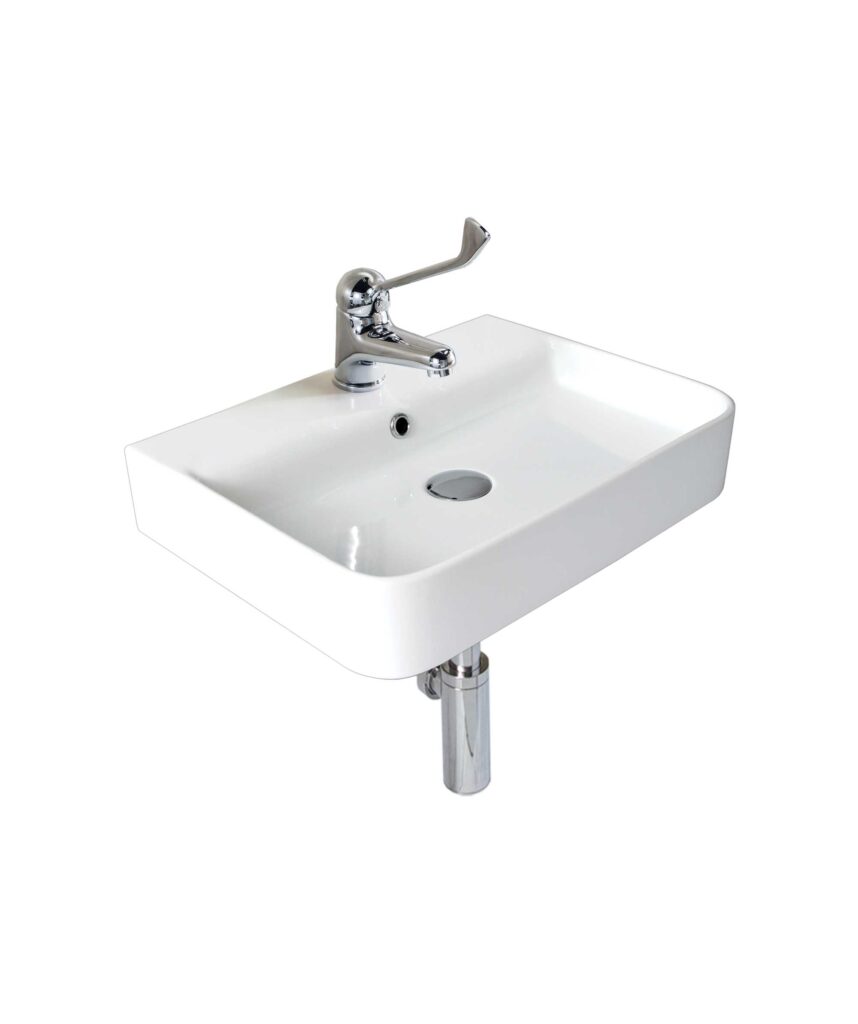 Limni 015 Care ceramic basin - White Gloss