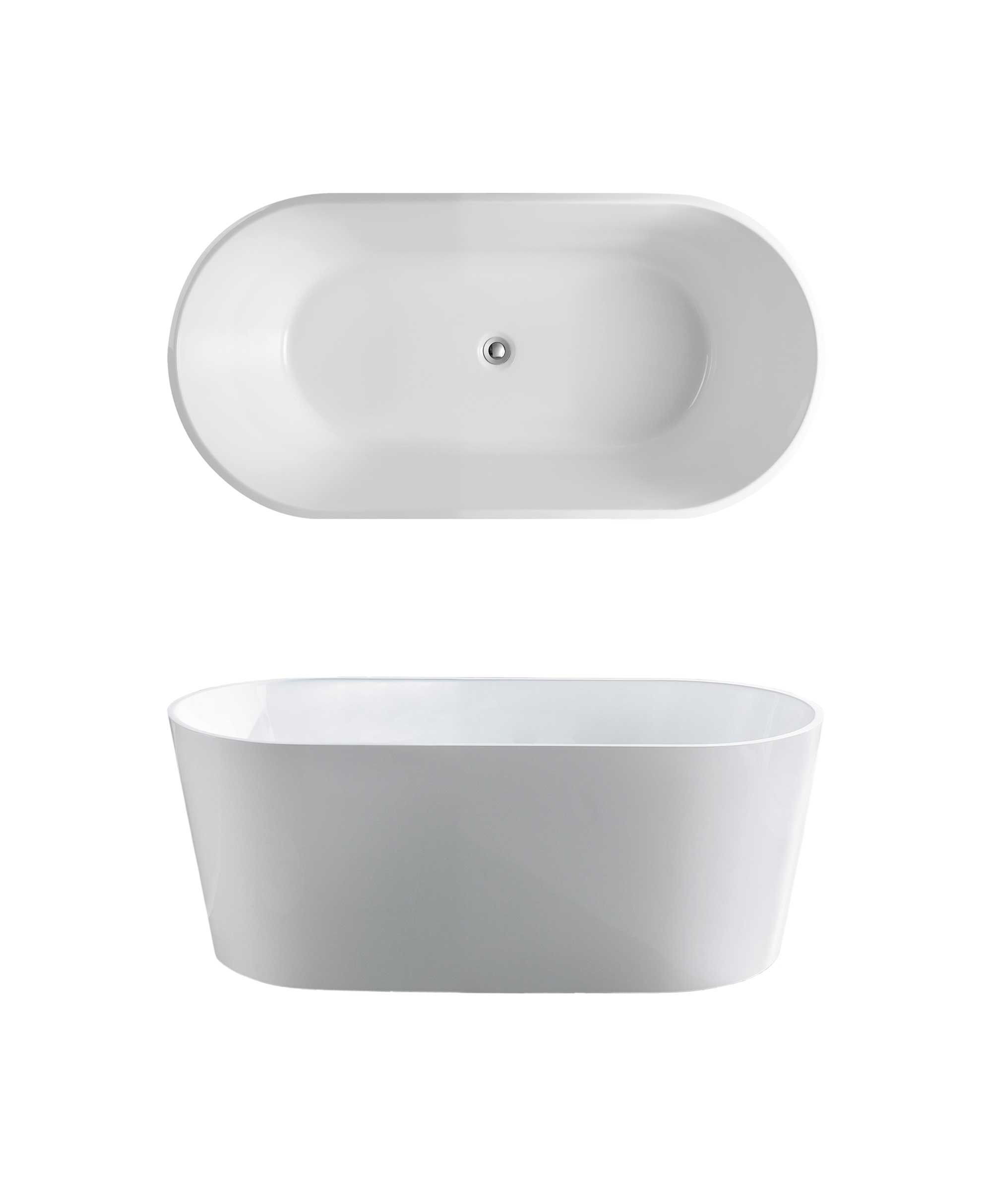 Limni 101 freestanding bath - no overflow
