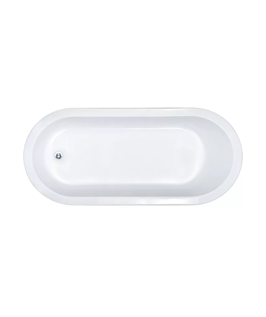 Limni 135 inset island bath - no overflow