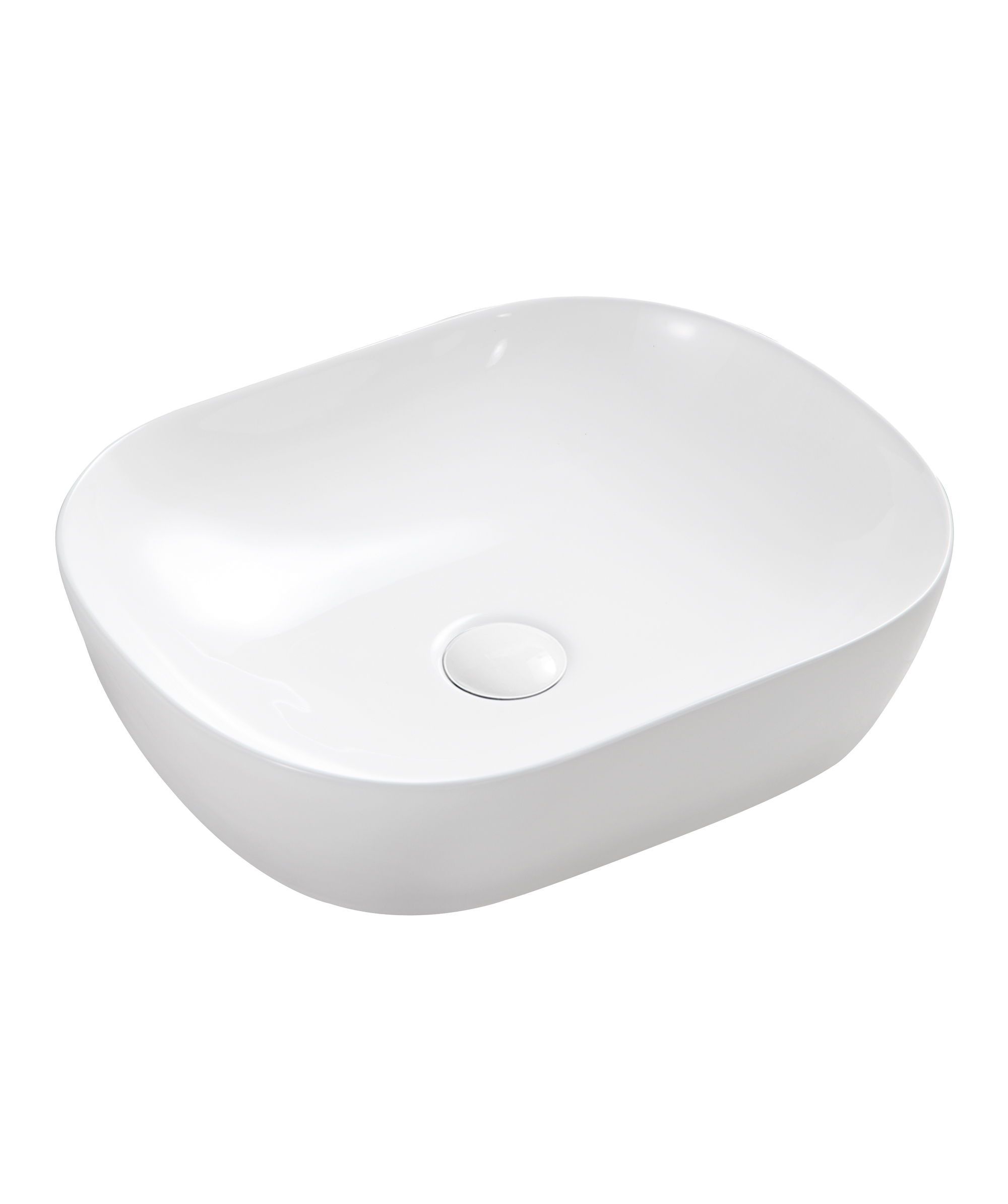 Limni 465 ceramic basin - White Gloss