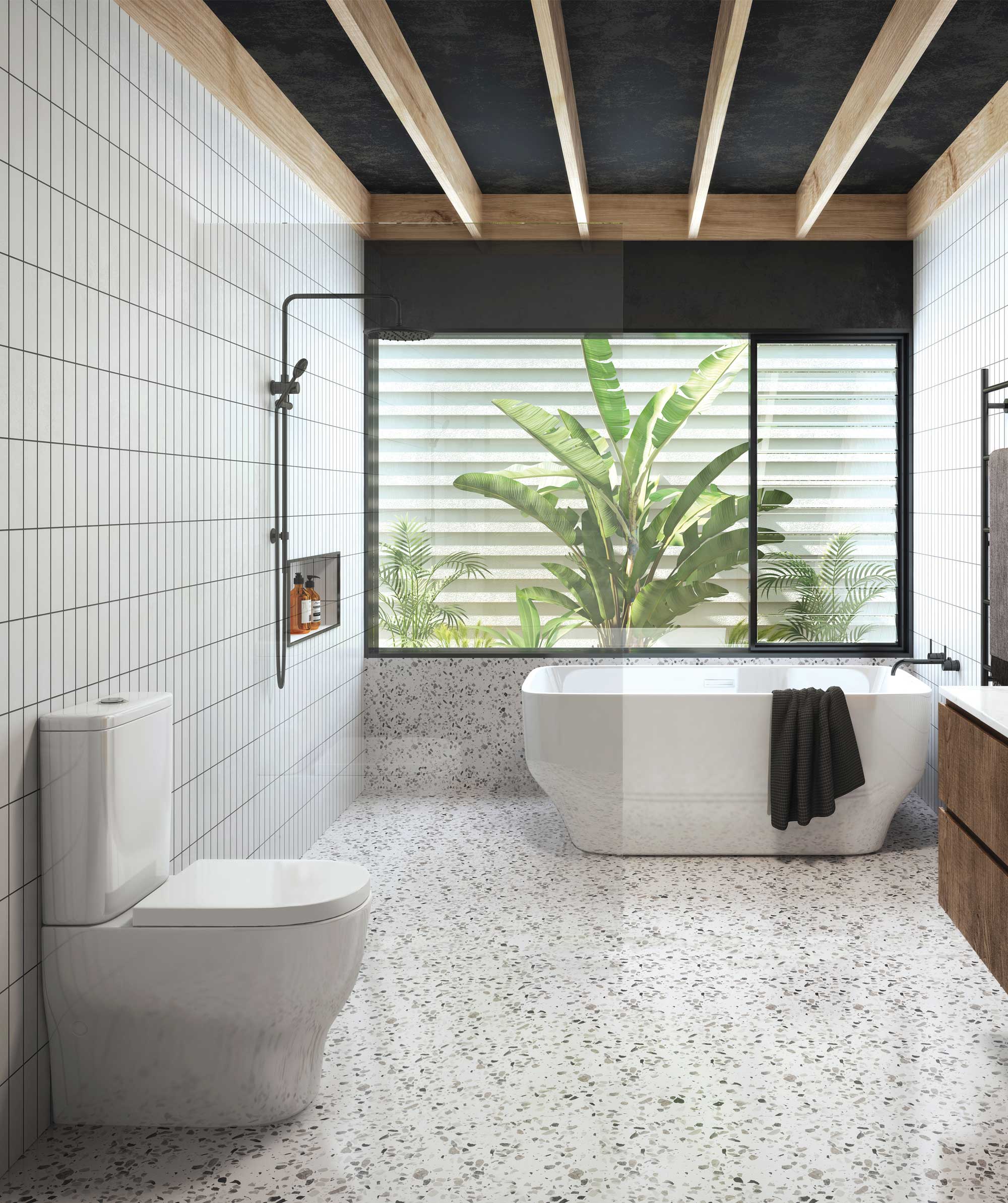 Limni Wall Faced toilet suite - choice of seats