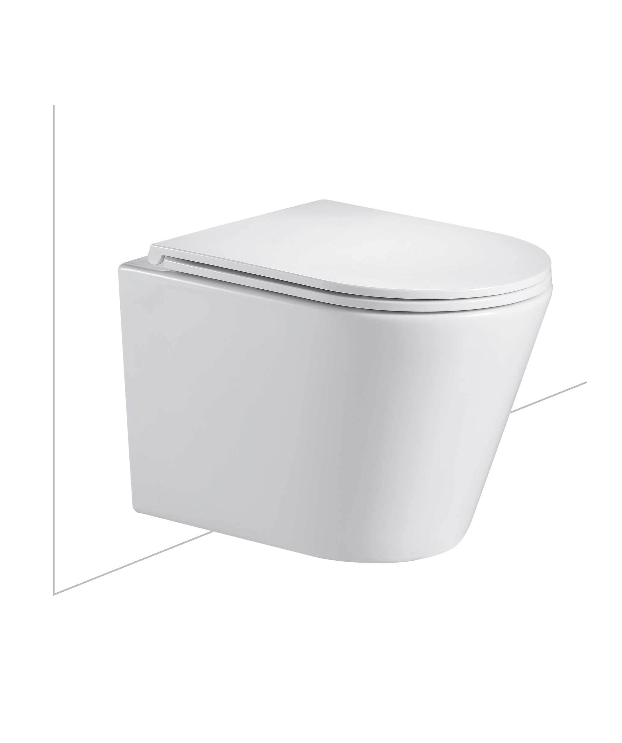 Modia Wall Hung toilet suite - choice of seats