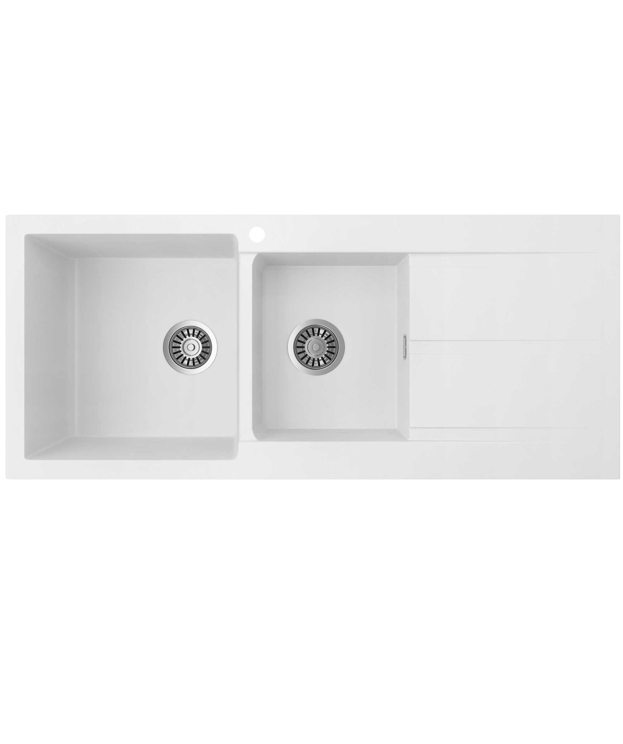 Oros 1160 Arqstone sink - White