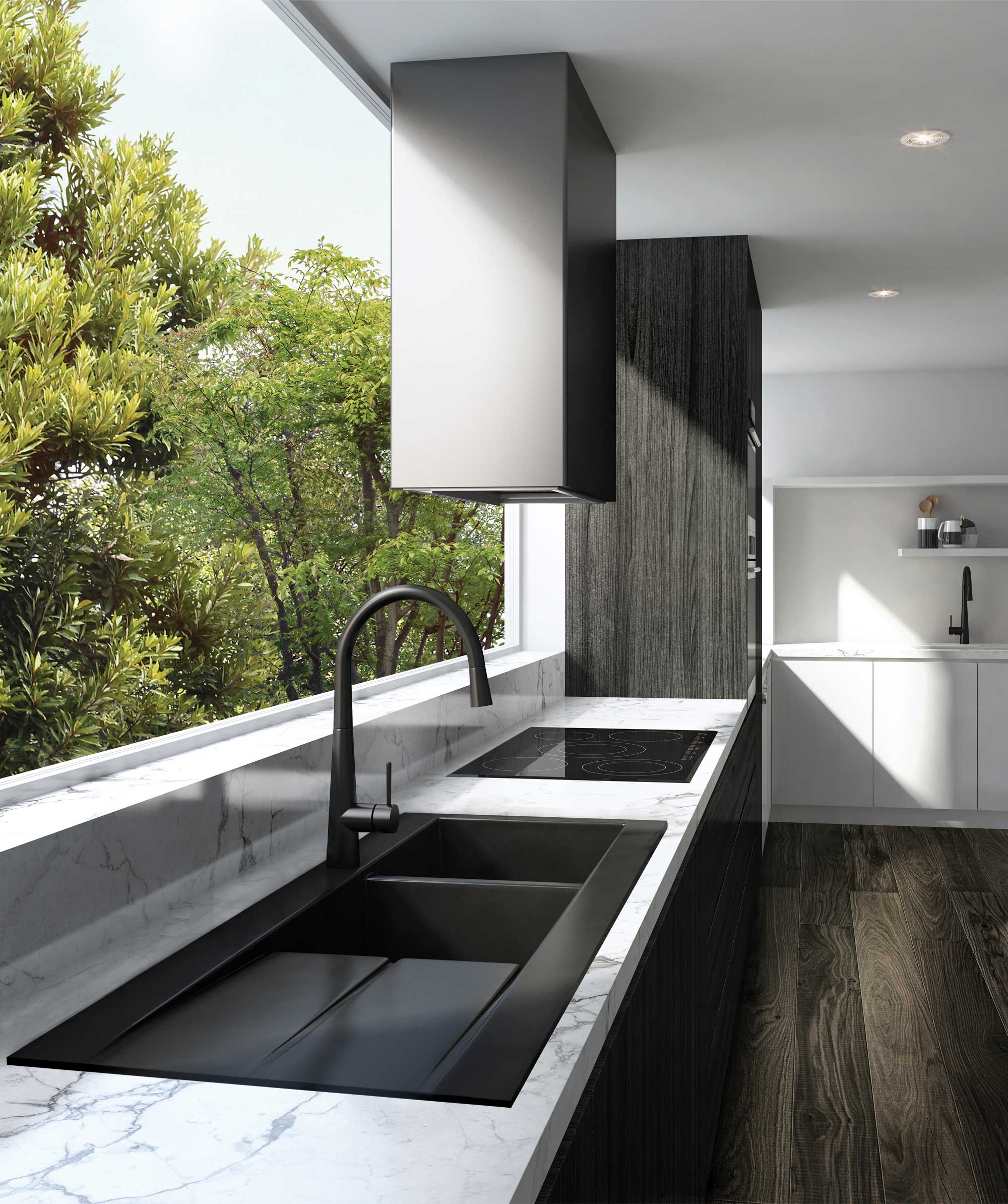 Oros 1162 Arqstone sink - Black