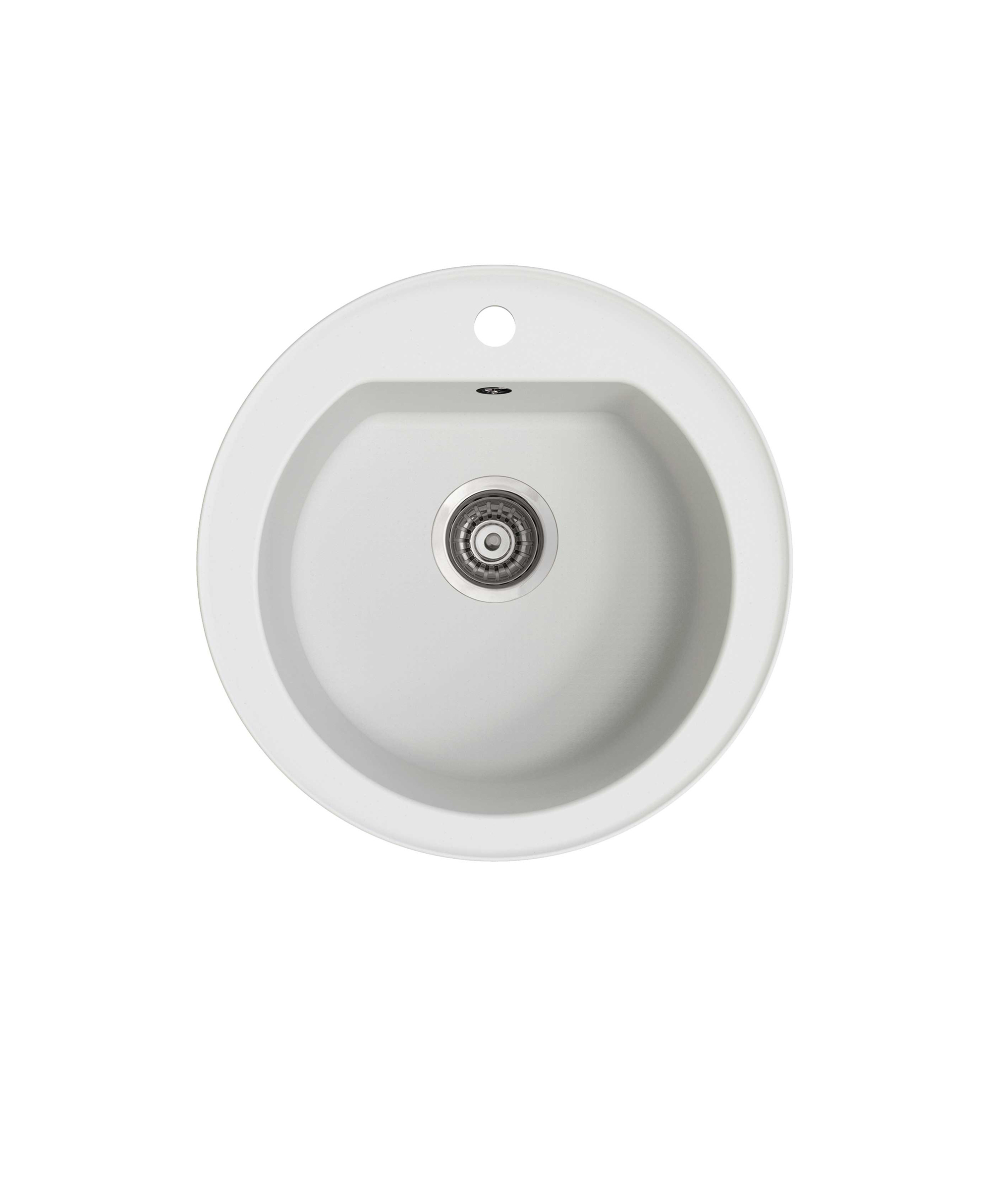 Oros 510 Arqstone sink - White