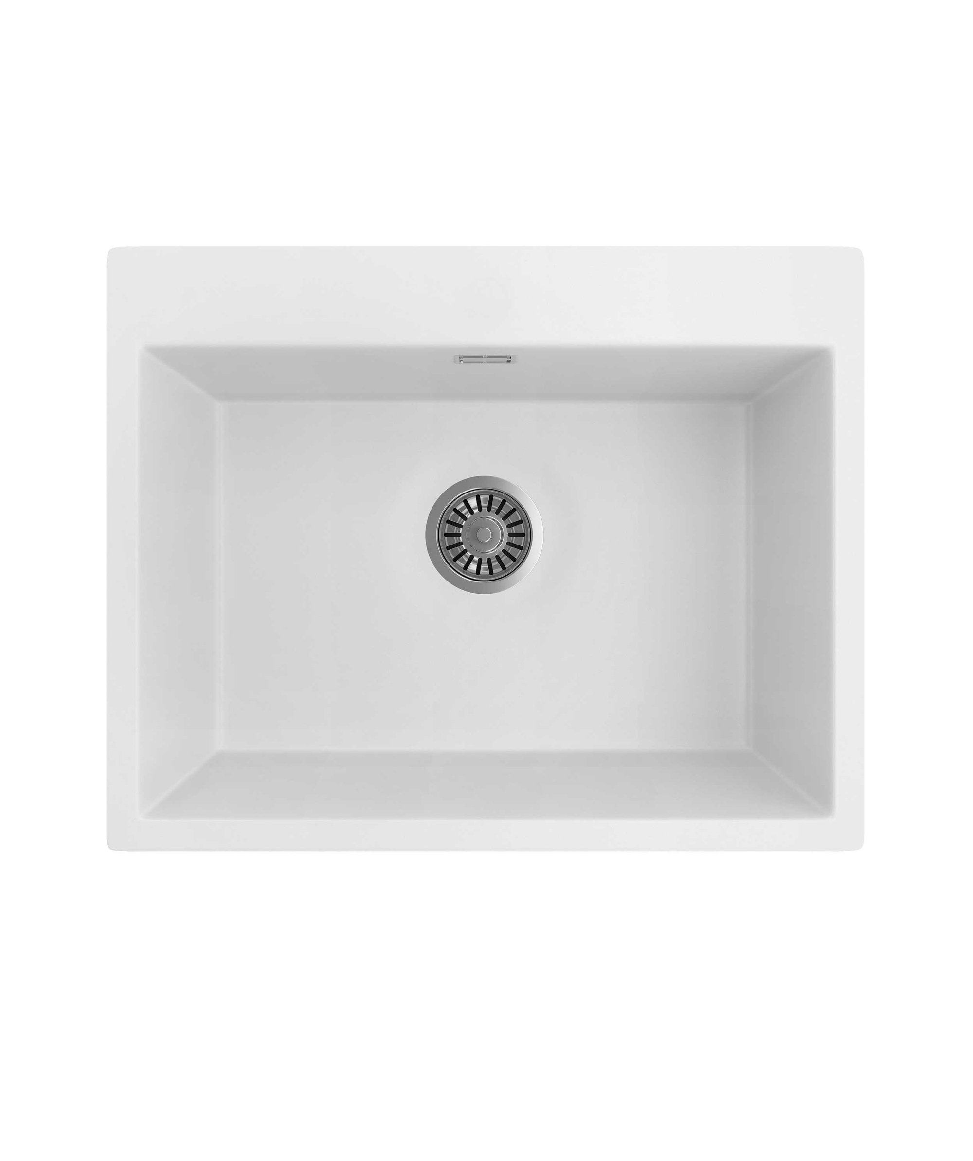 Oros 620 Arqstone sink - White