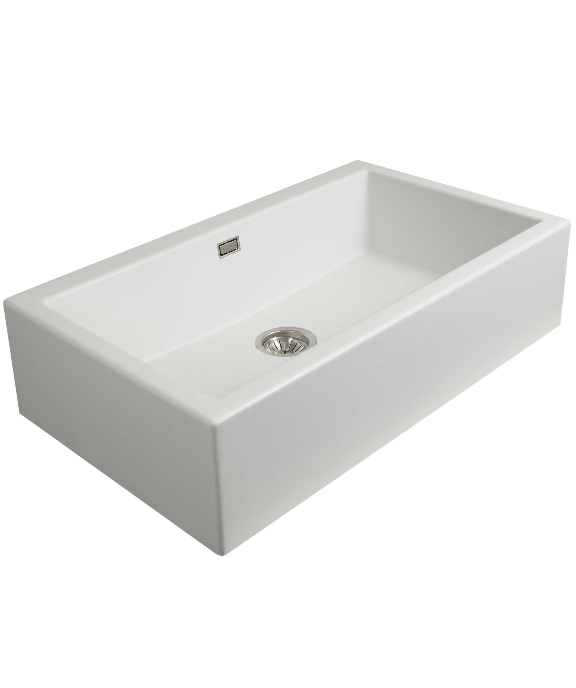 Oros 900 Arqstone sink - White