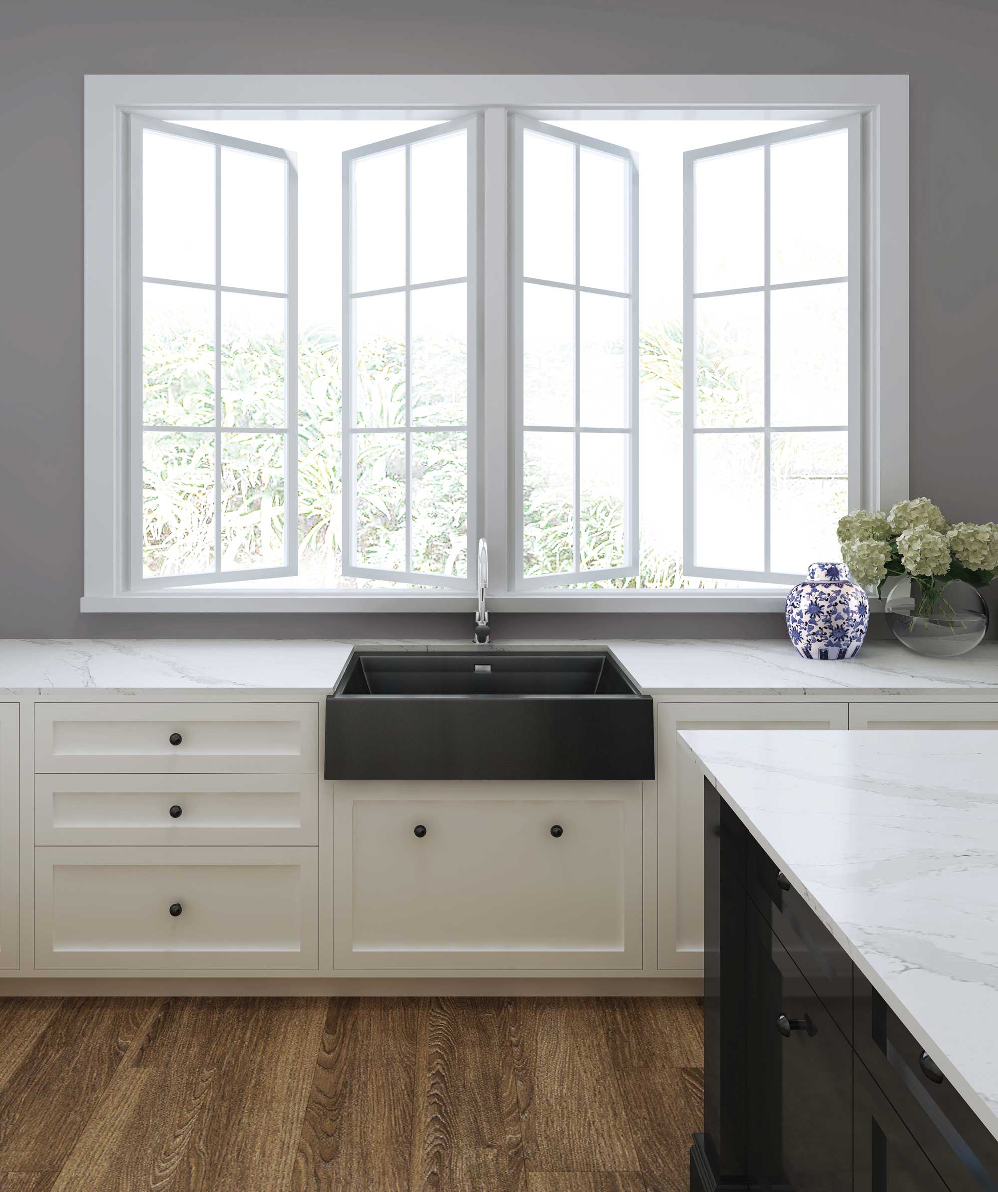 Oros 900 Arqstone sink - Black