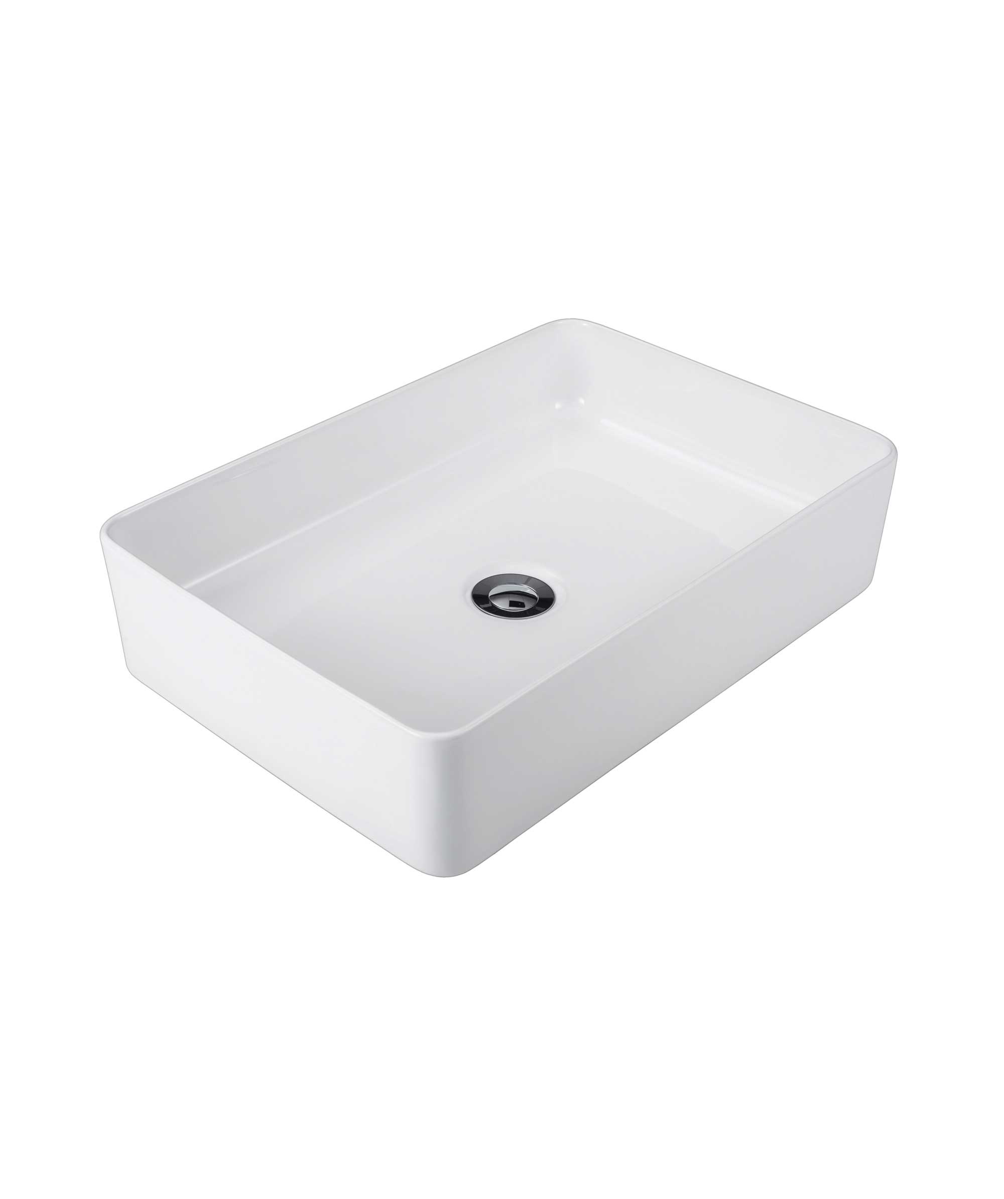 Plati 030 ceramic basin - White Gloss