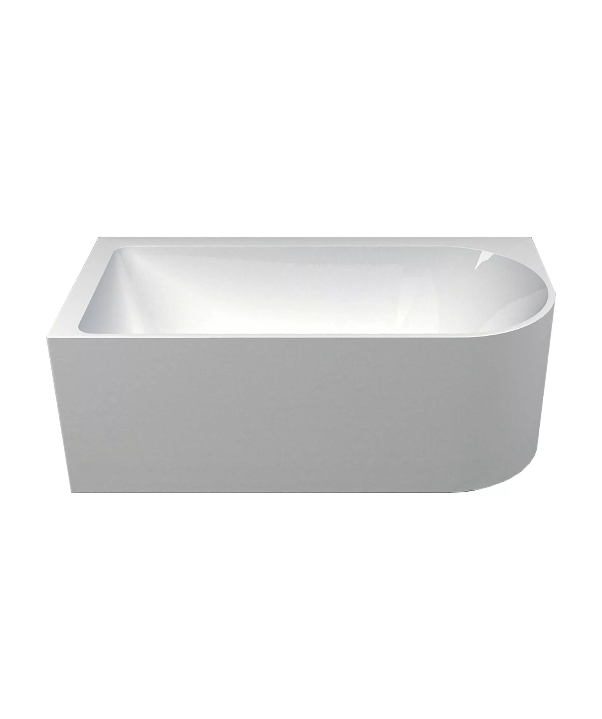 Plati 110 corner freestanding bath - no overflow