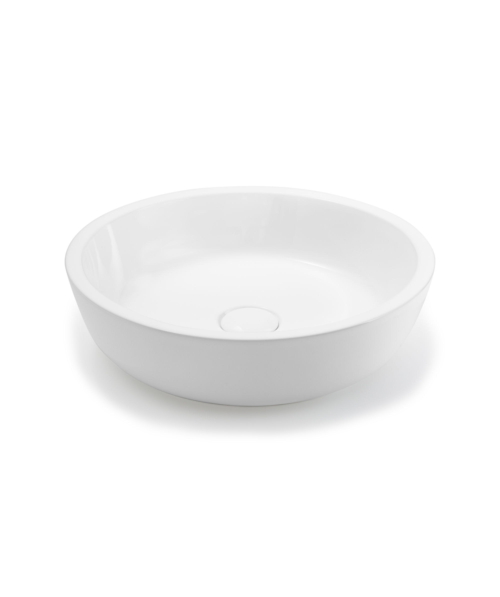 Syros 007 ceramic basin - White Gloss