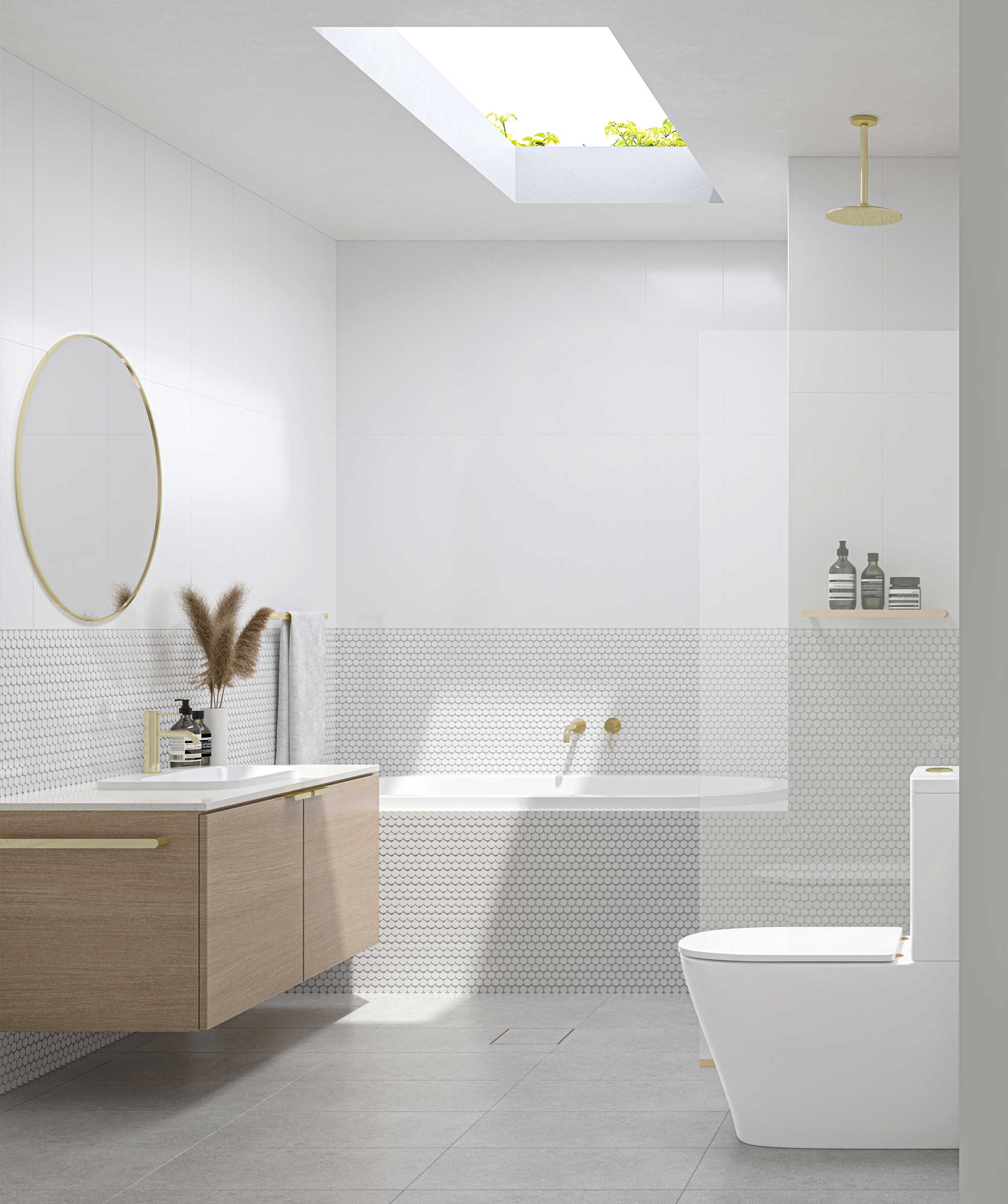 Limni 135 inset island bath - no overflow