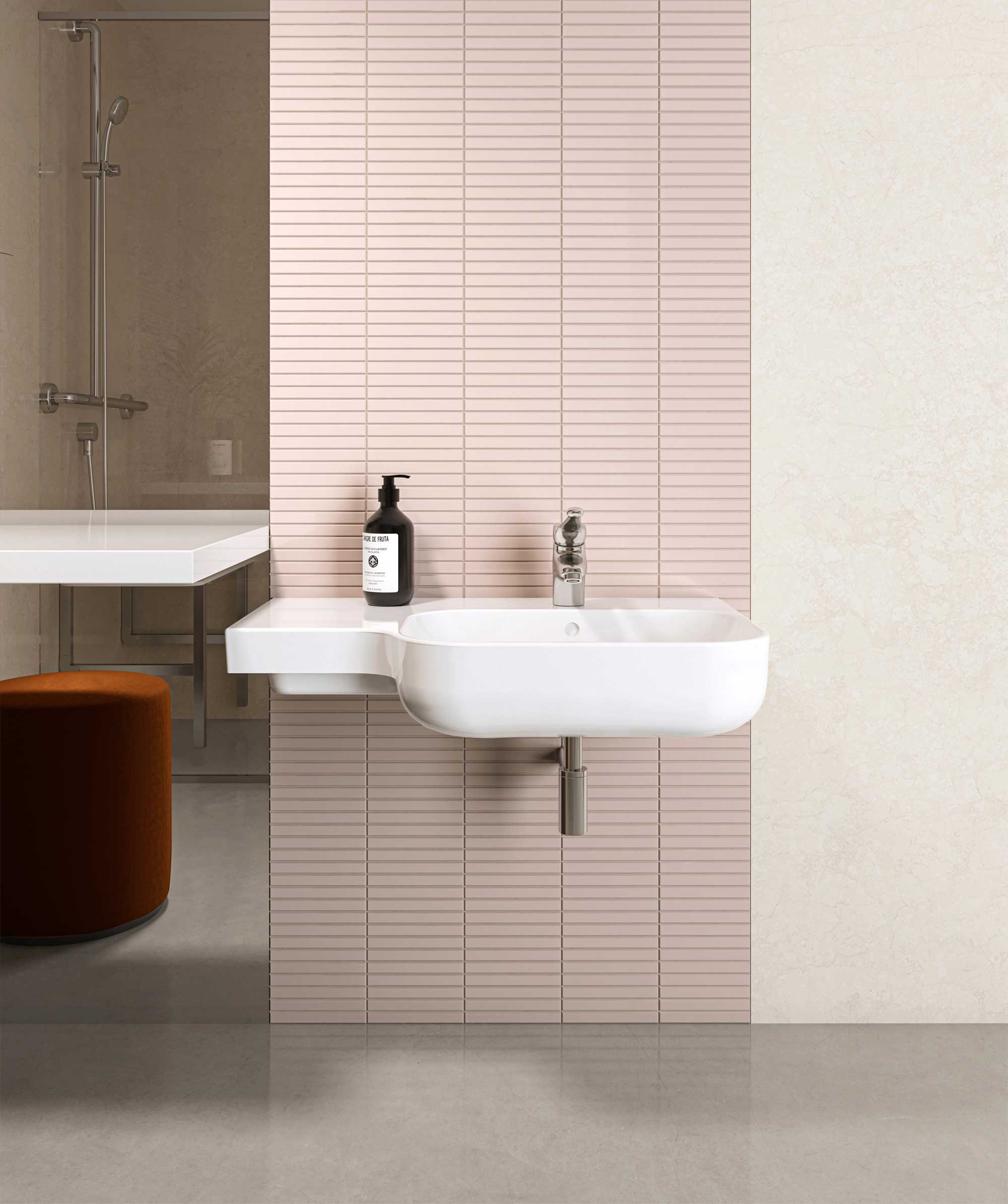 Limni 720 ceramic basin - White Gloss