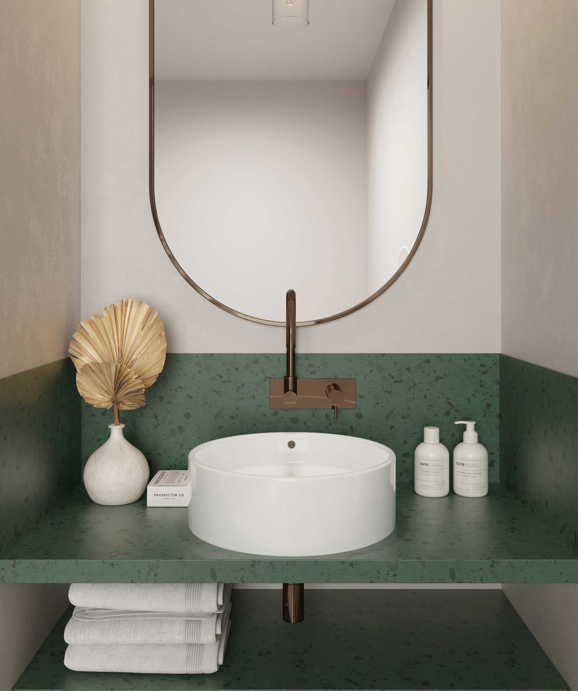 Syros 012 ceramic basin - White Gloss