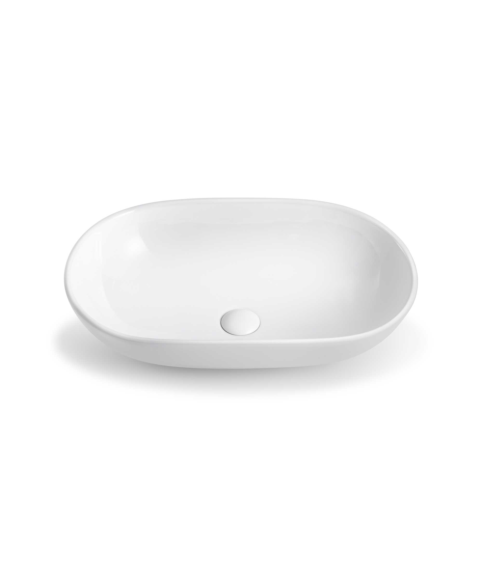 Arko 018 ceramic basin - White Gloss