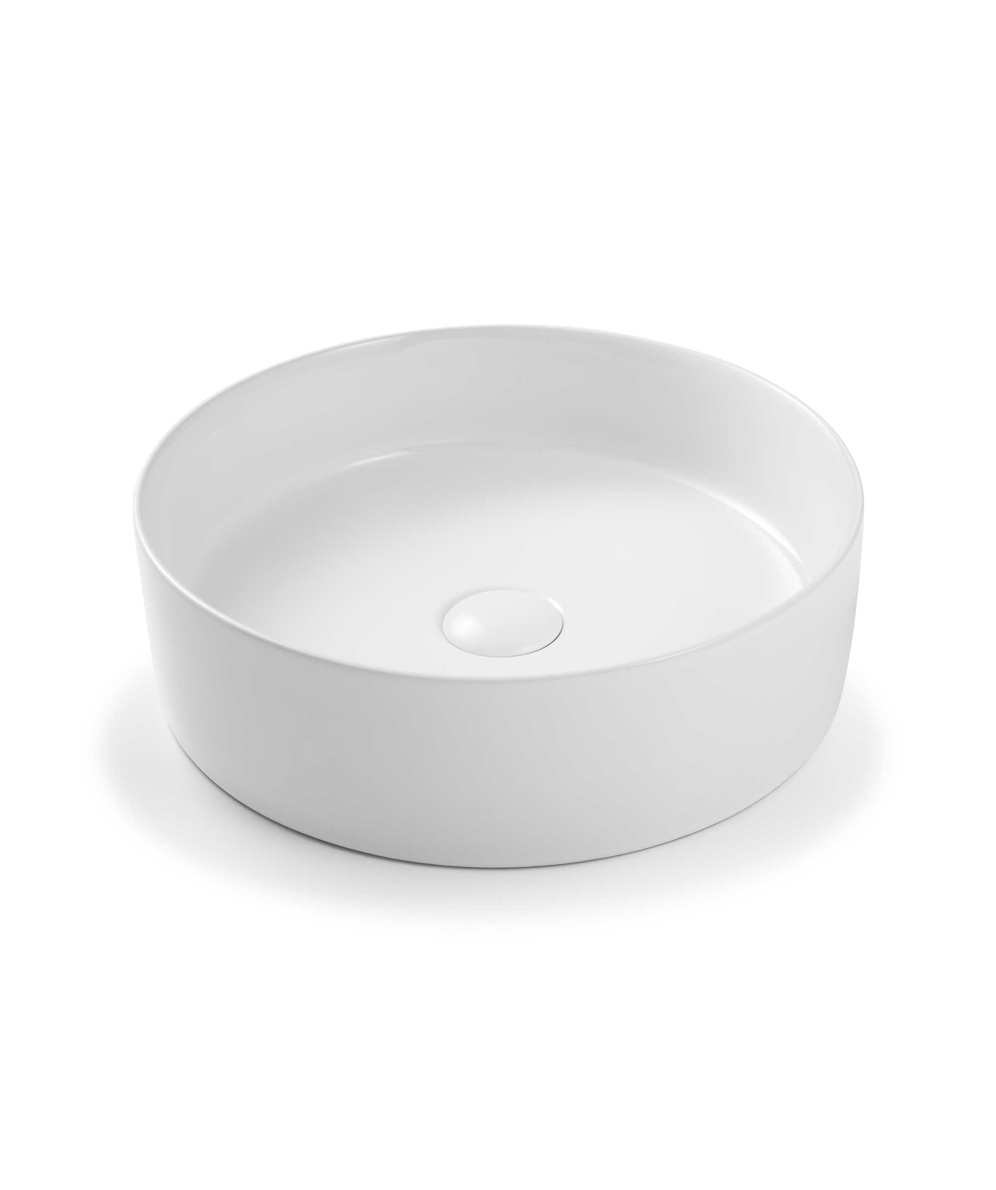Arko 027 ceramic basin - White Silk Matte
