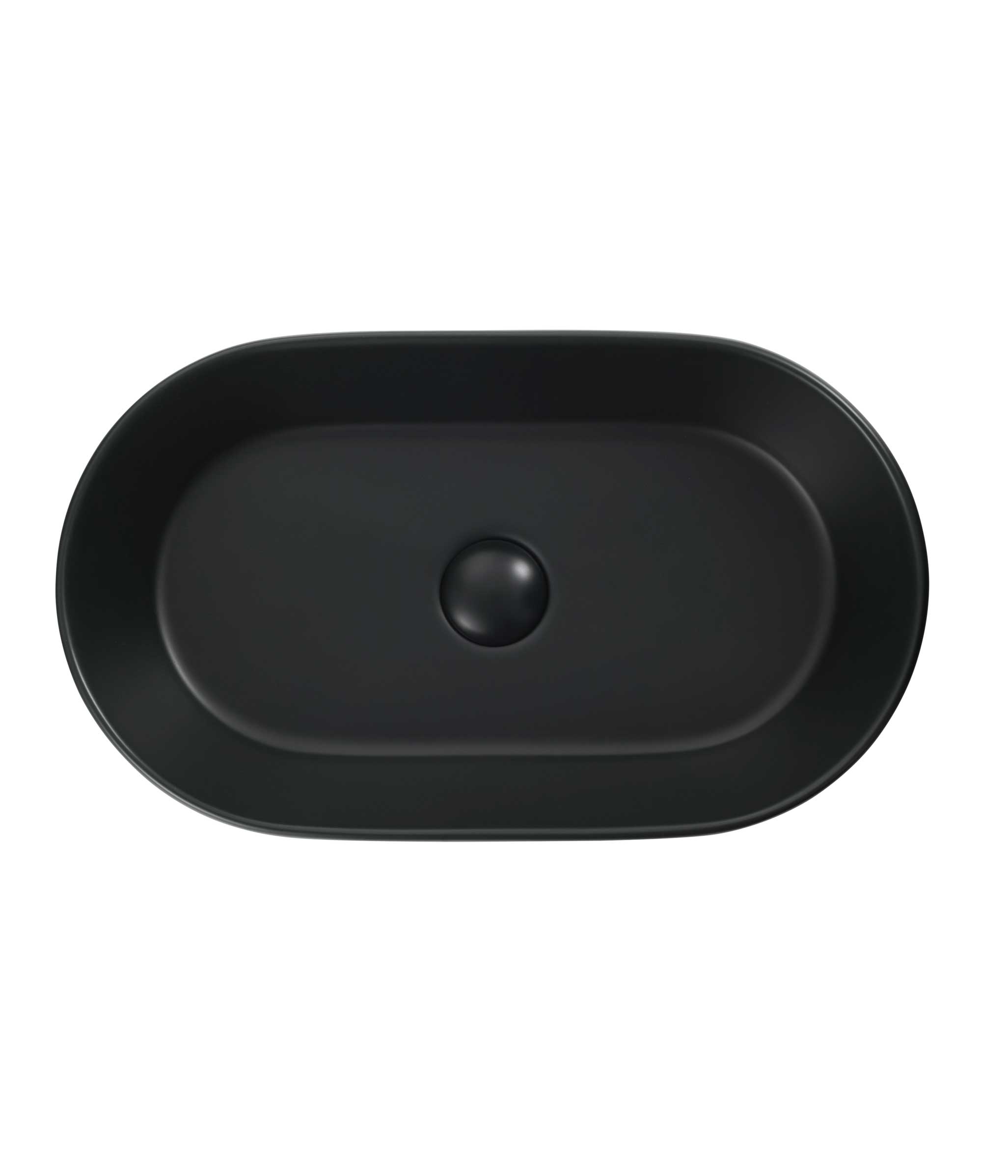 Aurora 530 ceramic basin - Black Silk Matte