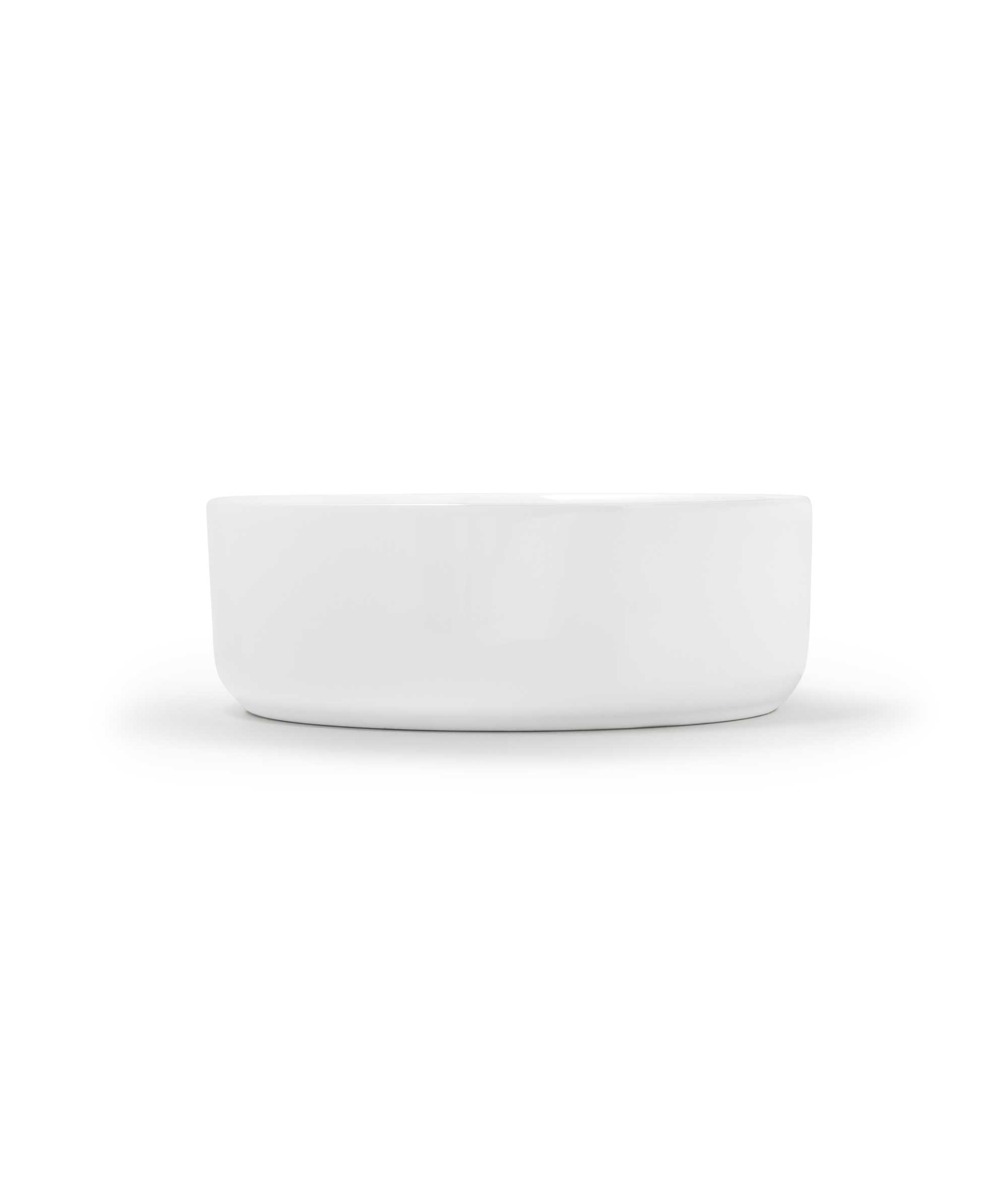 Arko 310 ceramic basin - White Gloss - compact size