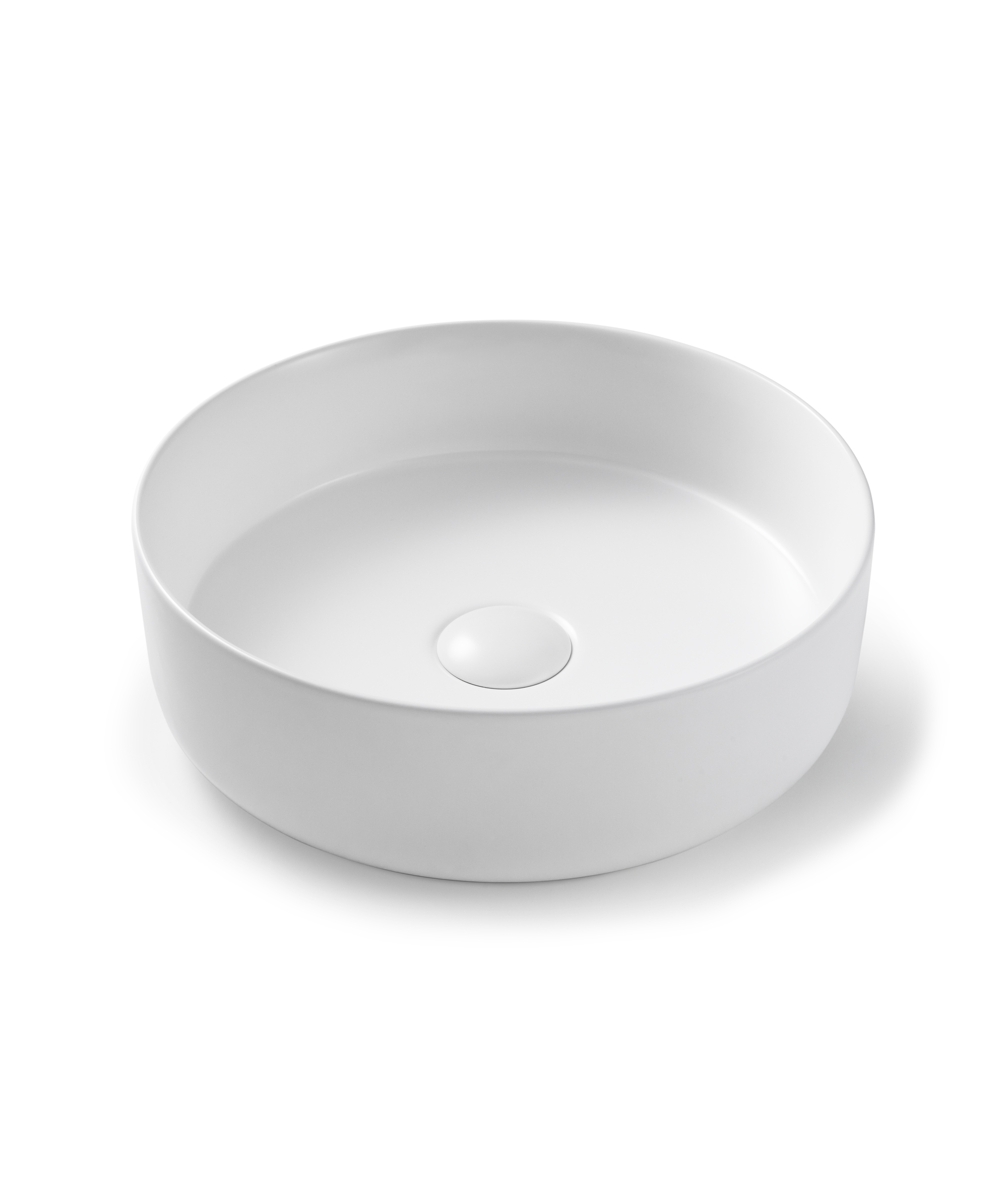 Arko 355 ceramic basin - White Silk Matte