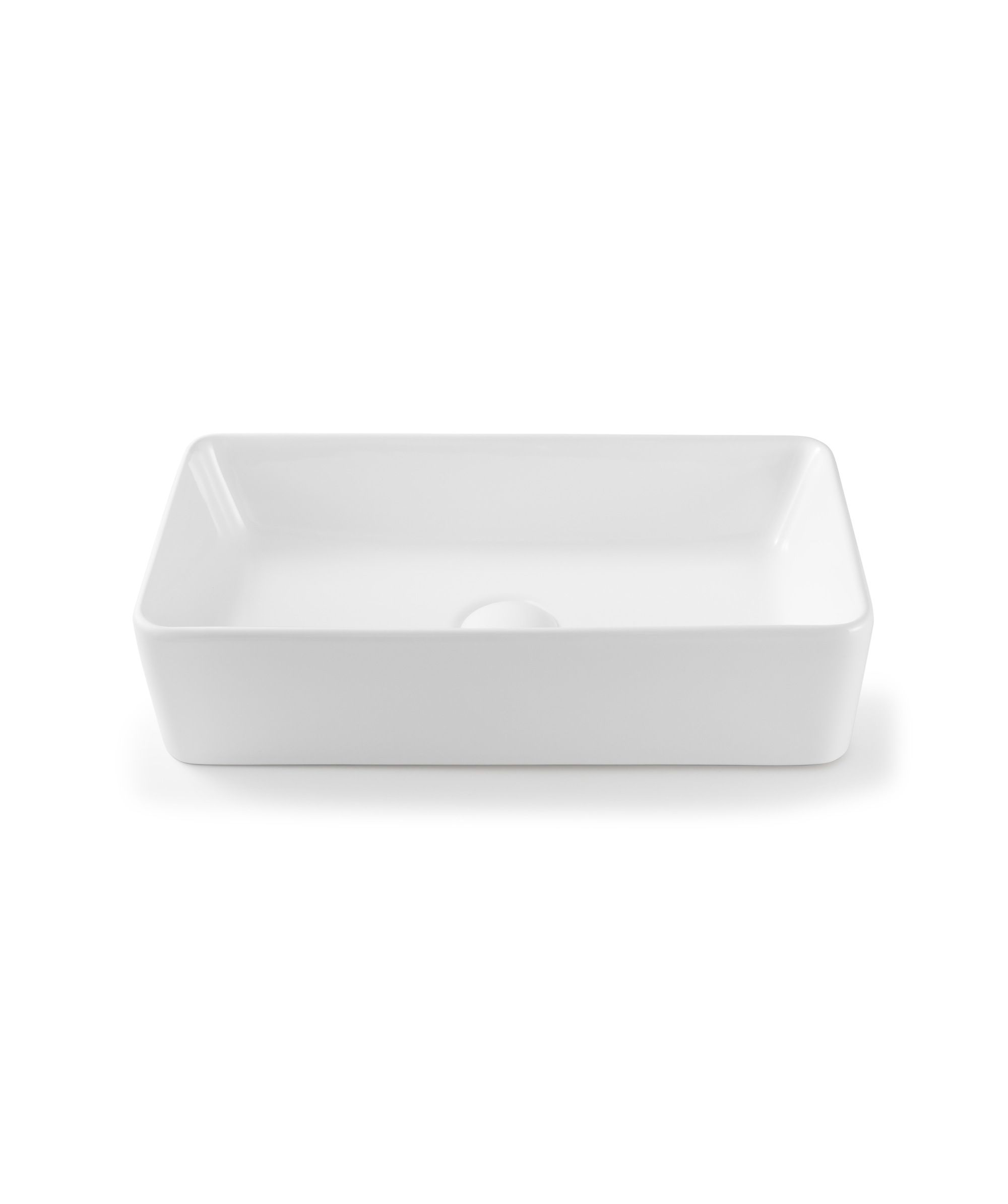 Plati 230 ceramic basin - White Gloss