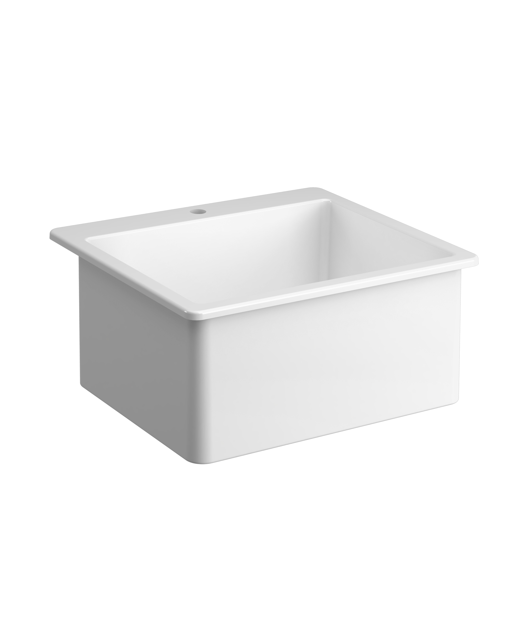 Eva 635 fireclay ceramic laundry sink + optional extras