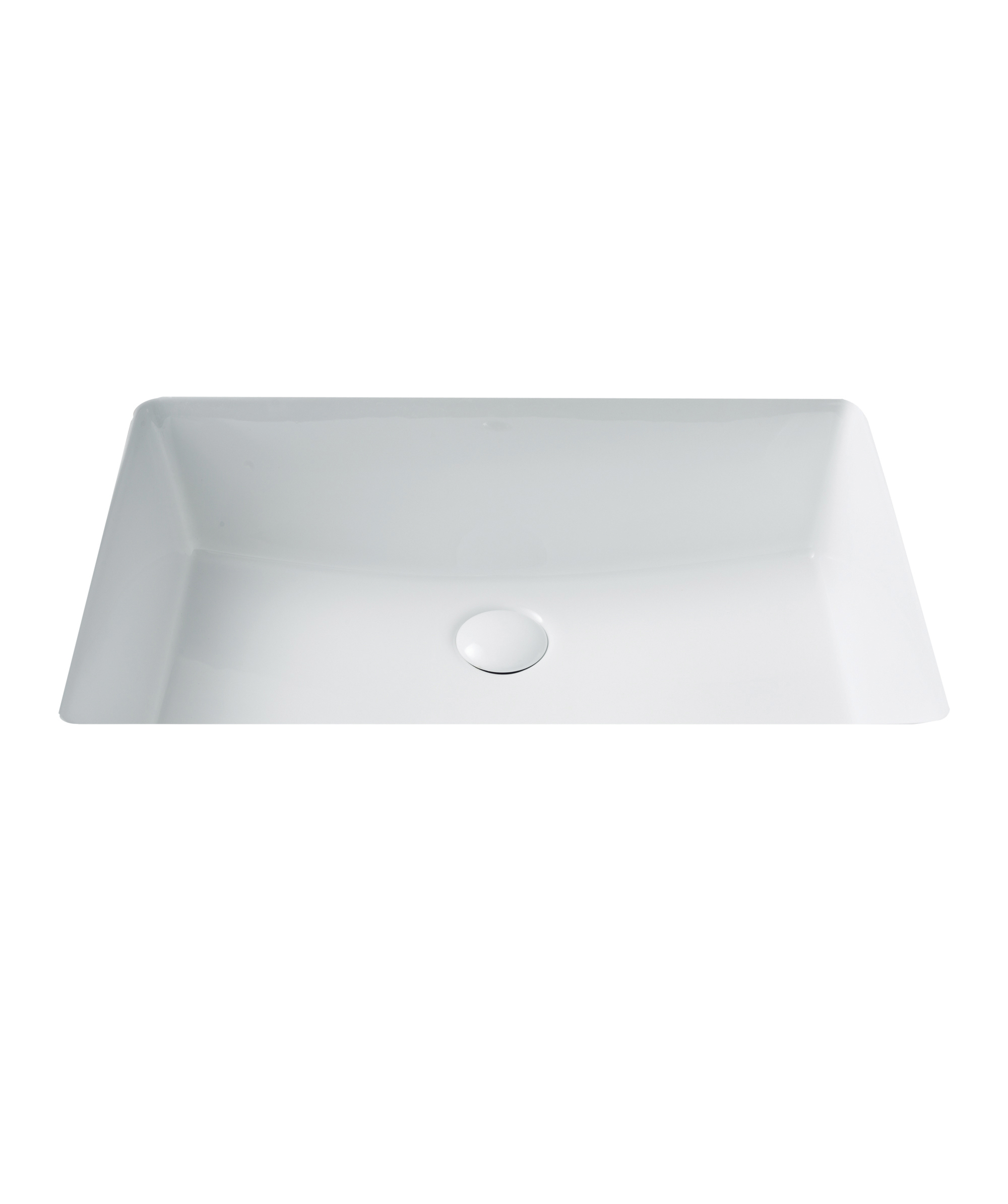 Plati 204 ceramic basin - White Gloss