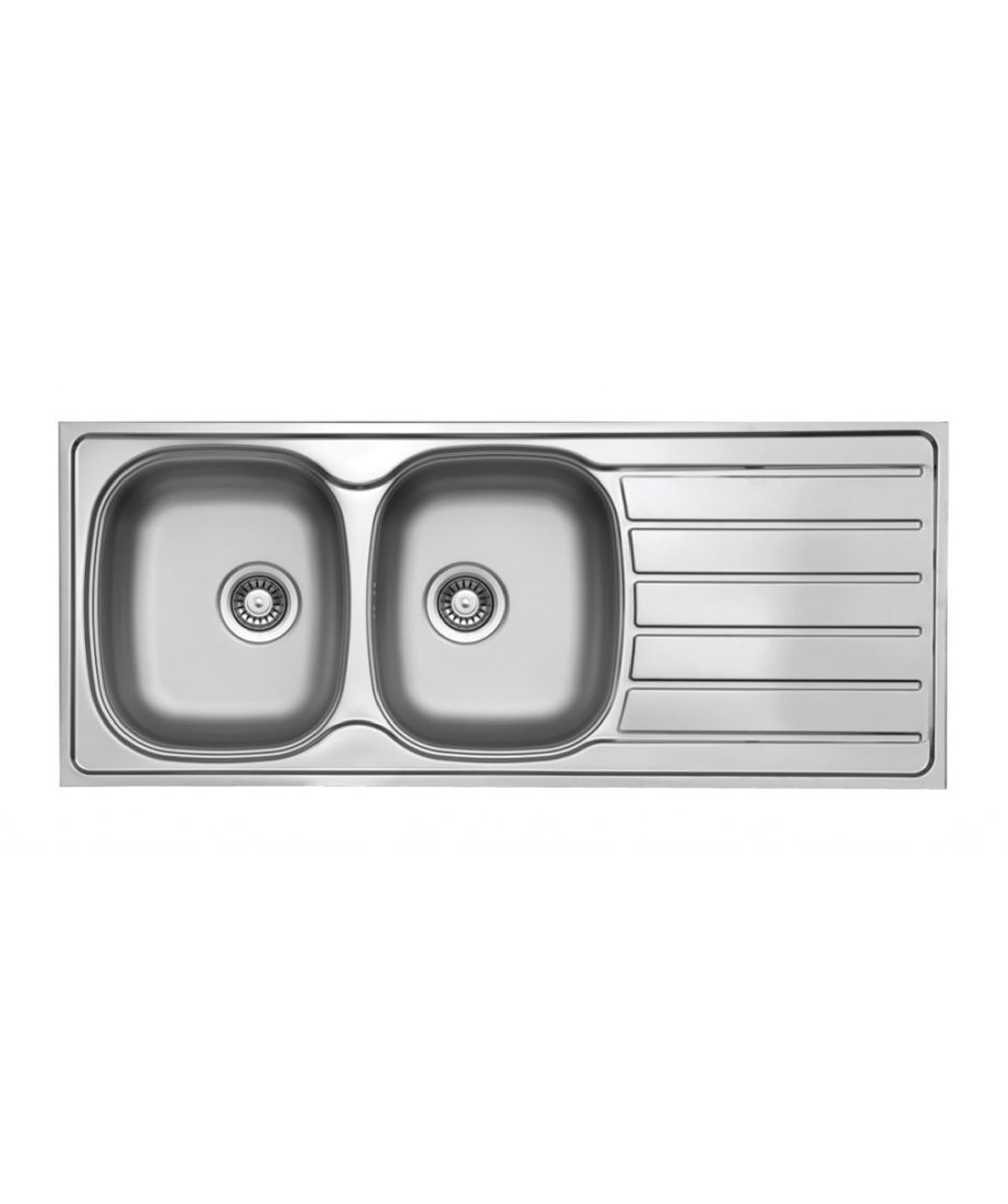 Acero 1162 stainless steel sink with drainer