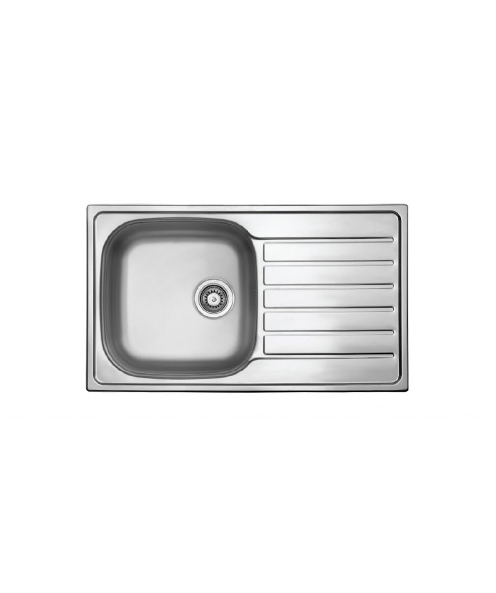 Acero 860 stainless steel sink with drainer