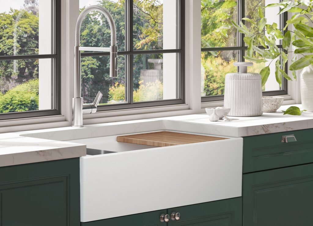 Odessa 920 Workstation fireclay ceramic sink + optional extras