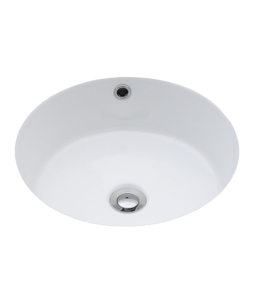 Arko 405 ceramic basin - White Gloss