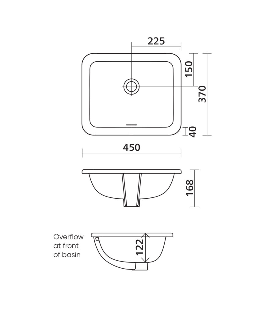 Limni 451 ceramic basin - White Gloss