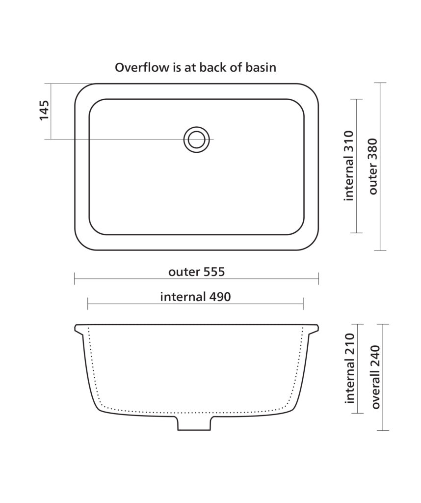 Plati 555 ceramic basin - White Gloss